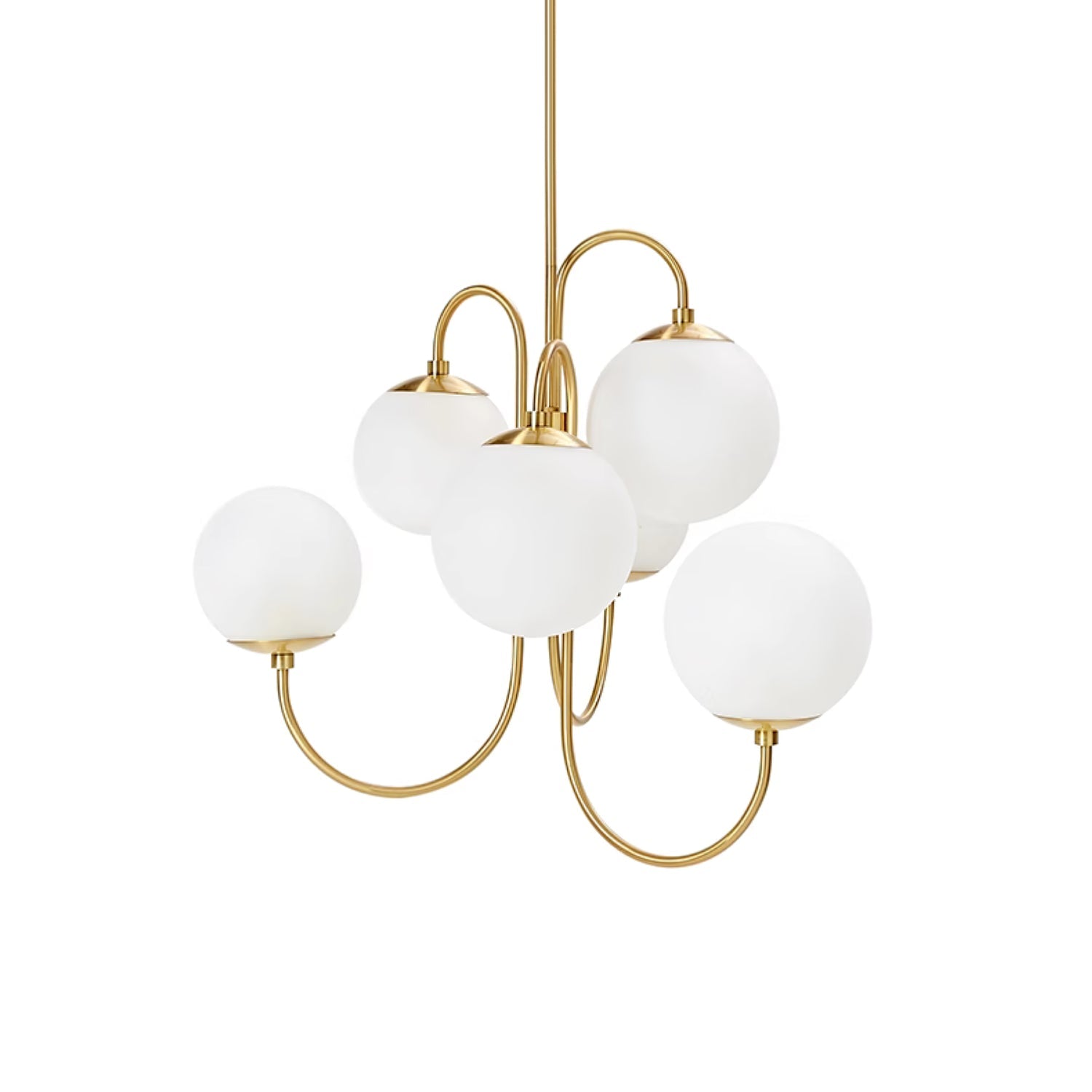 Modern Gooseneck Arm Chandelier – Stylish Pendant Ceiling Lamp