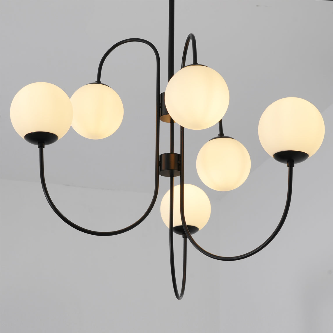Modern Gooseneck Arm Chandelier – Stylish Pendant Ceiling Lamp