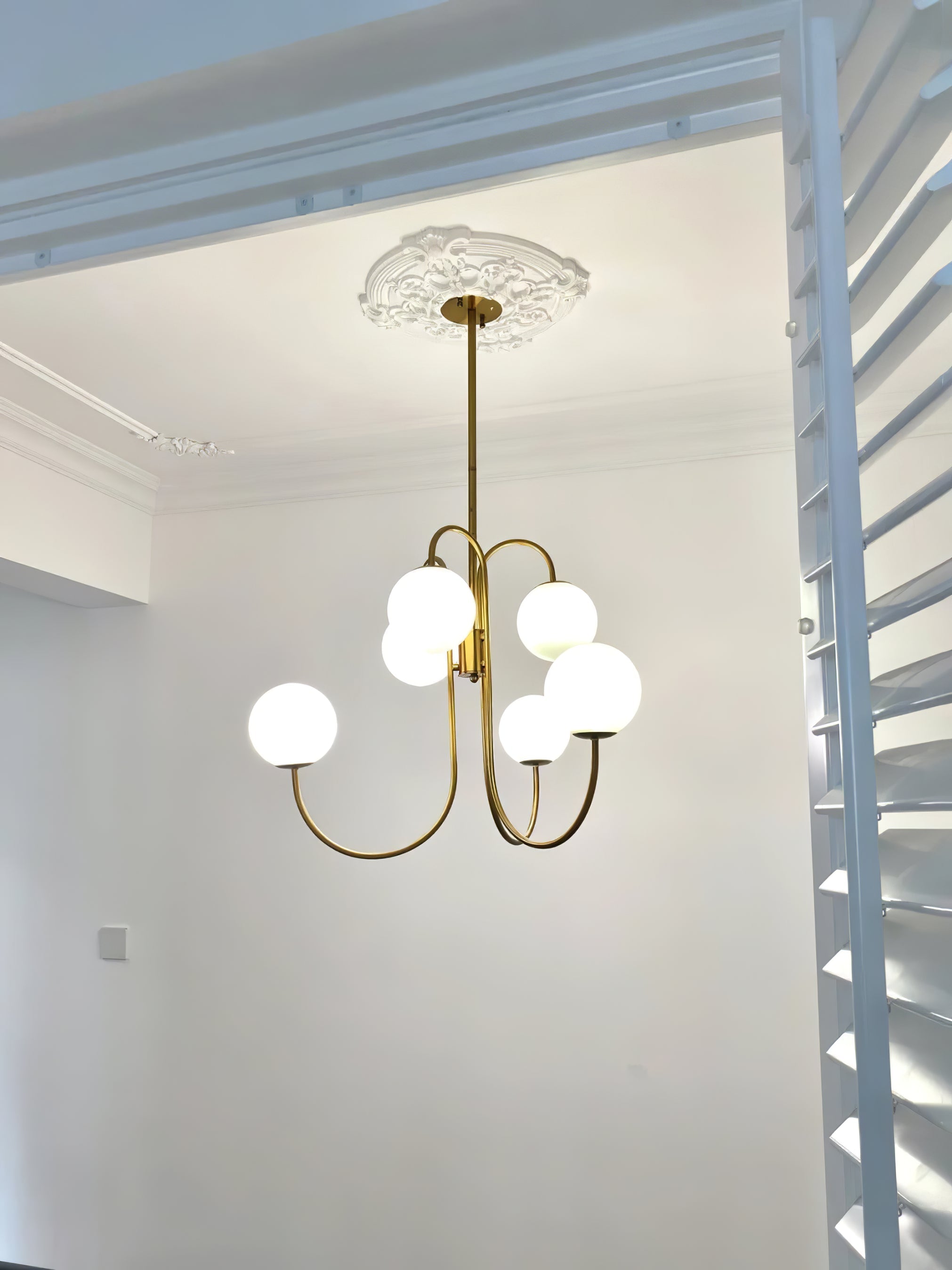 Modern Gooseneck Arm Chandelier – Stylish Pendant Ceiling Lamp