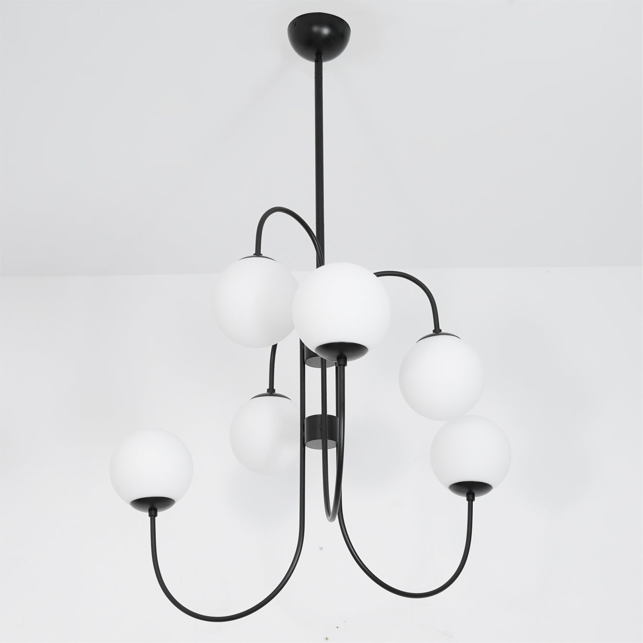 Modern Gooseneck Arm Chandelier – Stylish Pendant Ceiling Lamp