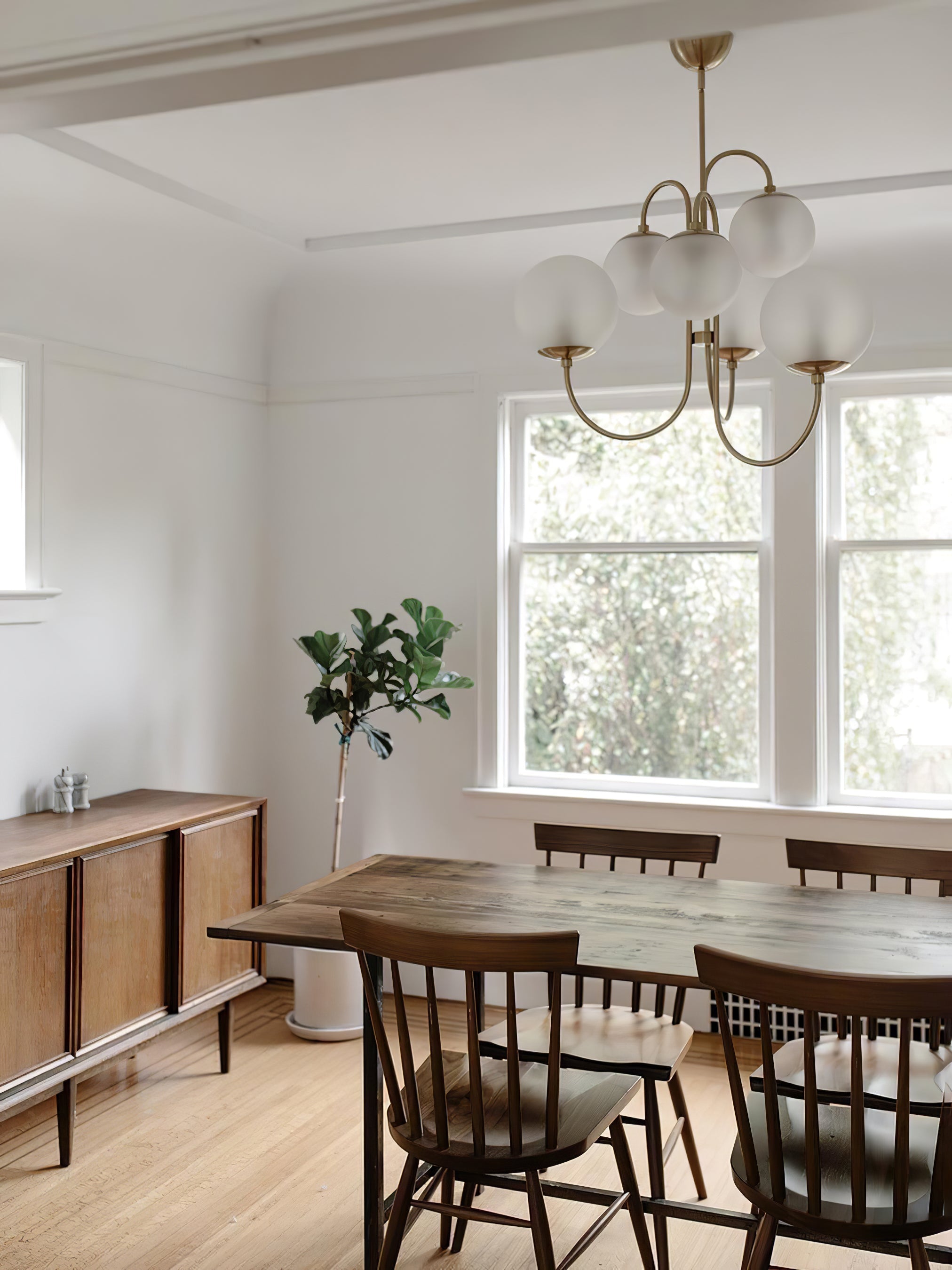 Modern Gooseneck Arm Chandelier – Stylish Pendant Ceiling Lamp