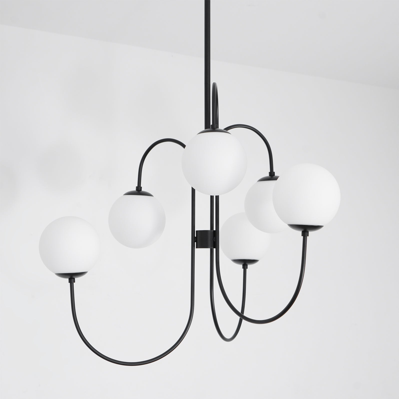 Modern Gooseneck Arm Chandelier – Stylish Pendant Ceiling Lamp