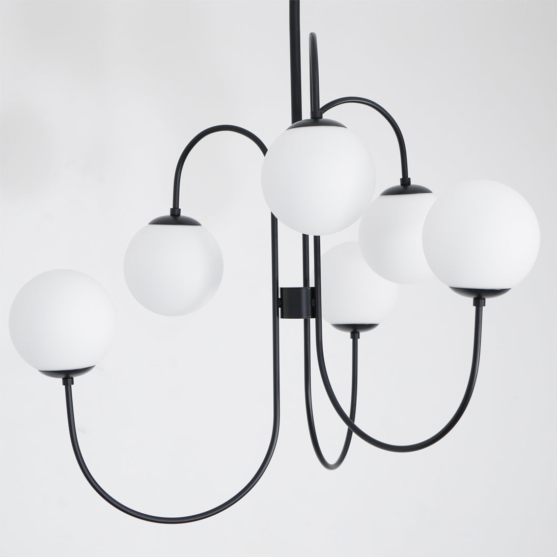 Modern Gooseneck Arm Chandelier – Stylish Pendant Ceiling Lamp