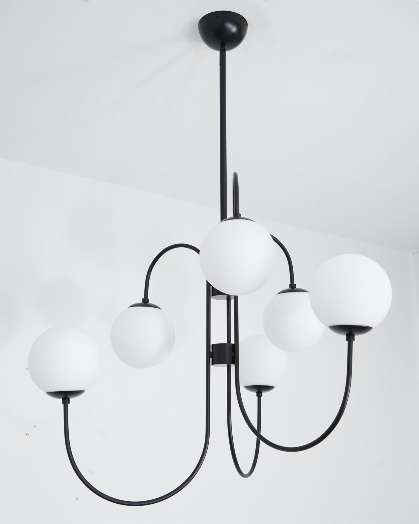 Modern Gooseneck Arm Chandelier – Stylish Pendant Ceiling Lamp