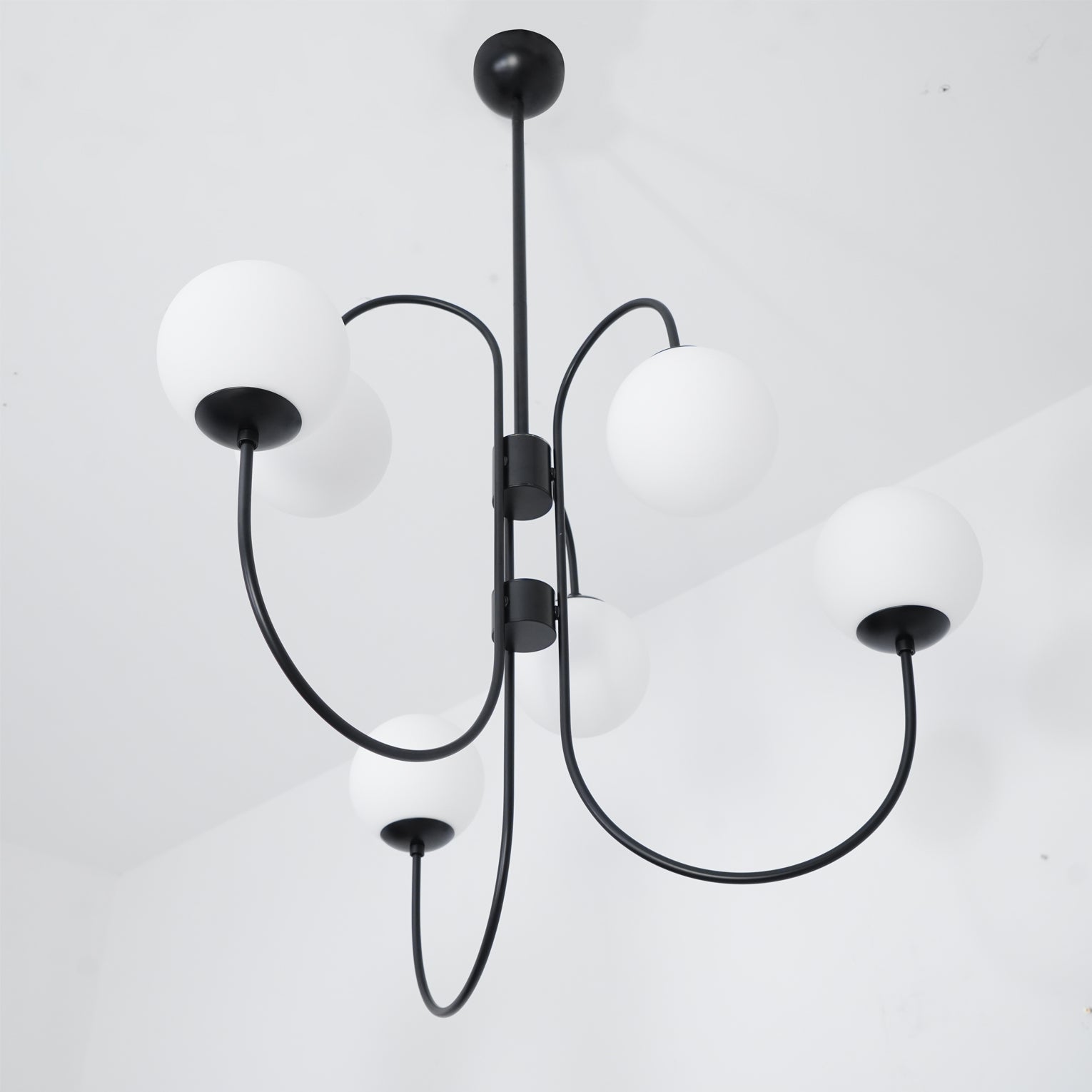 Modern Gooseneck Arm Chandelier – Stylish Pendant Ceiling Lamp