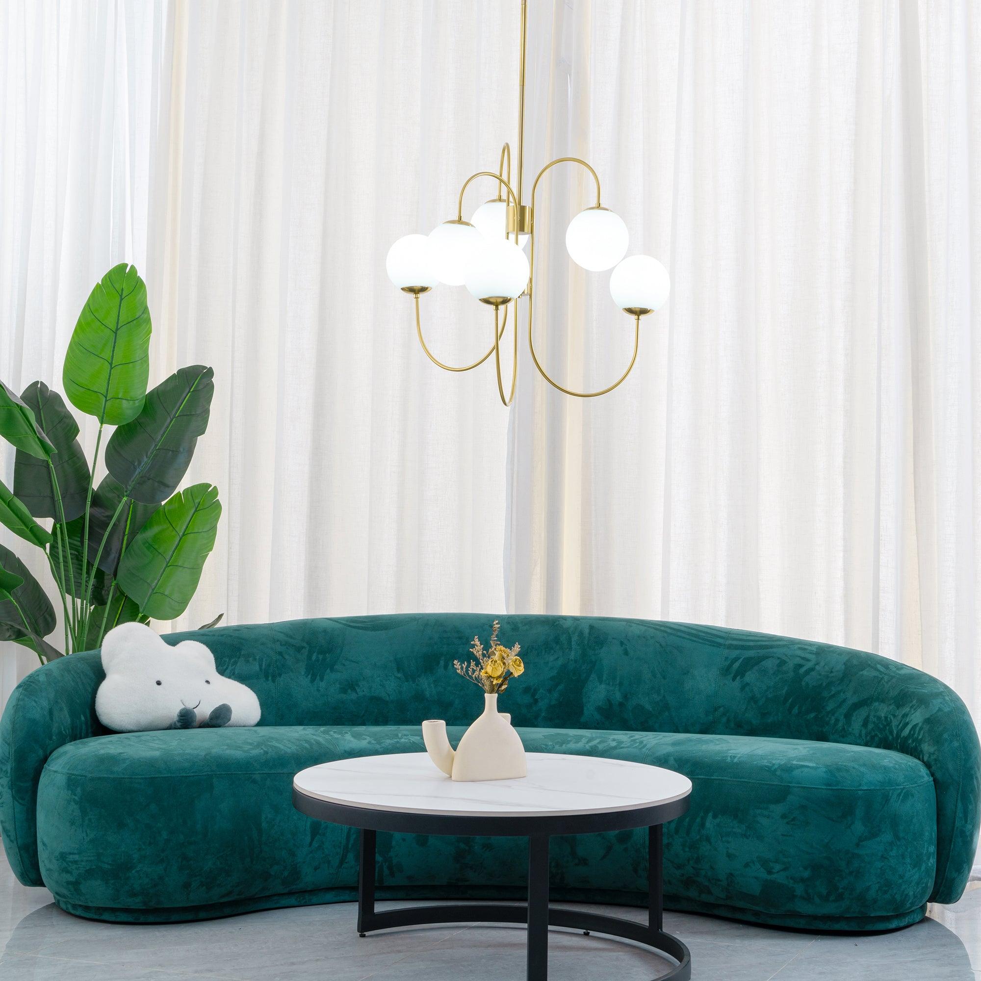 Modern Gooseneck Arm Chandelier – Stylish Pendant Ceiling Lamp