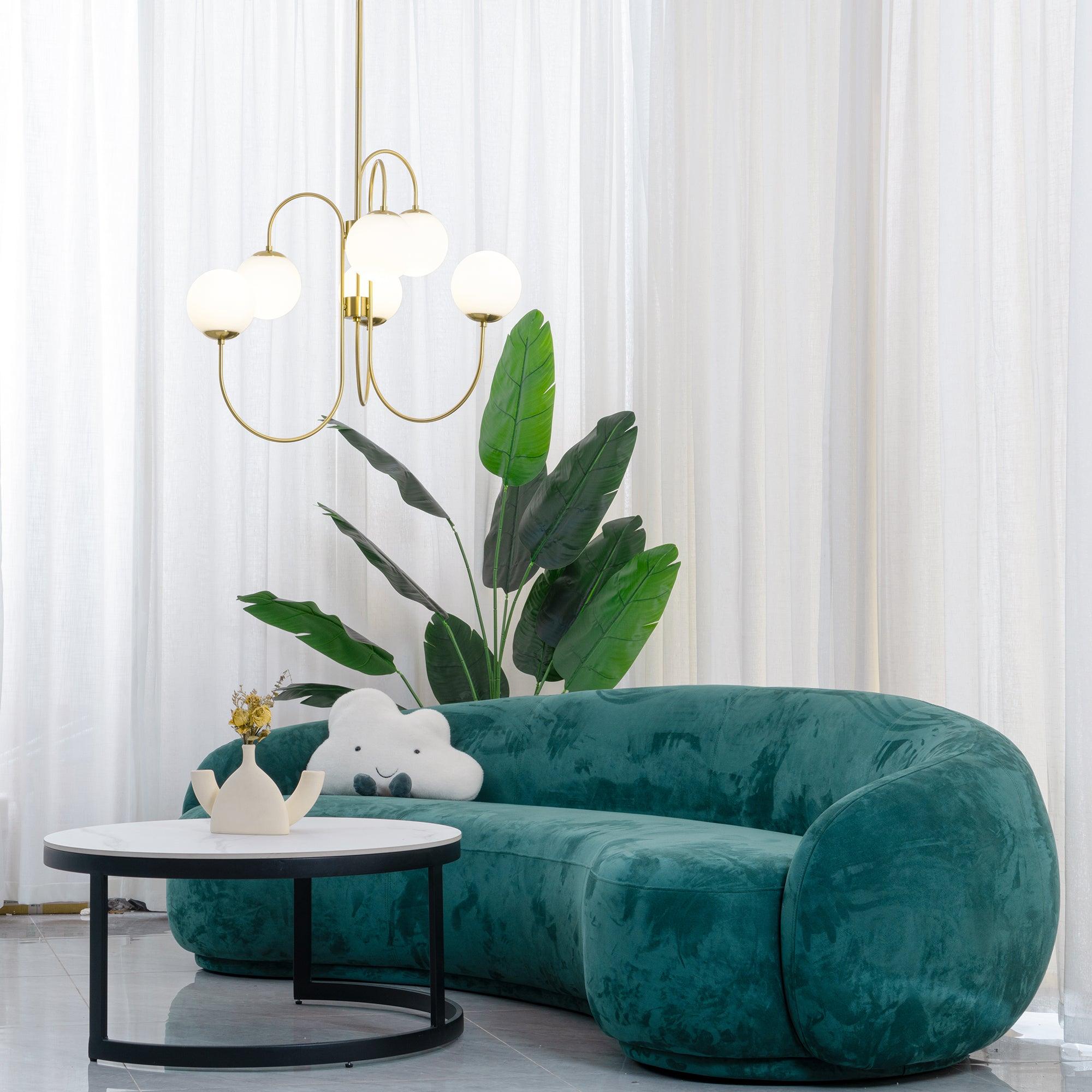 Modern Gooseneck Arm Chandelier – Stylish Pendant Ceiling Lamp