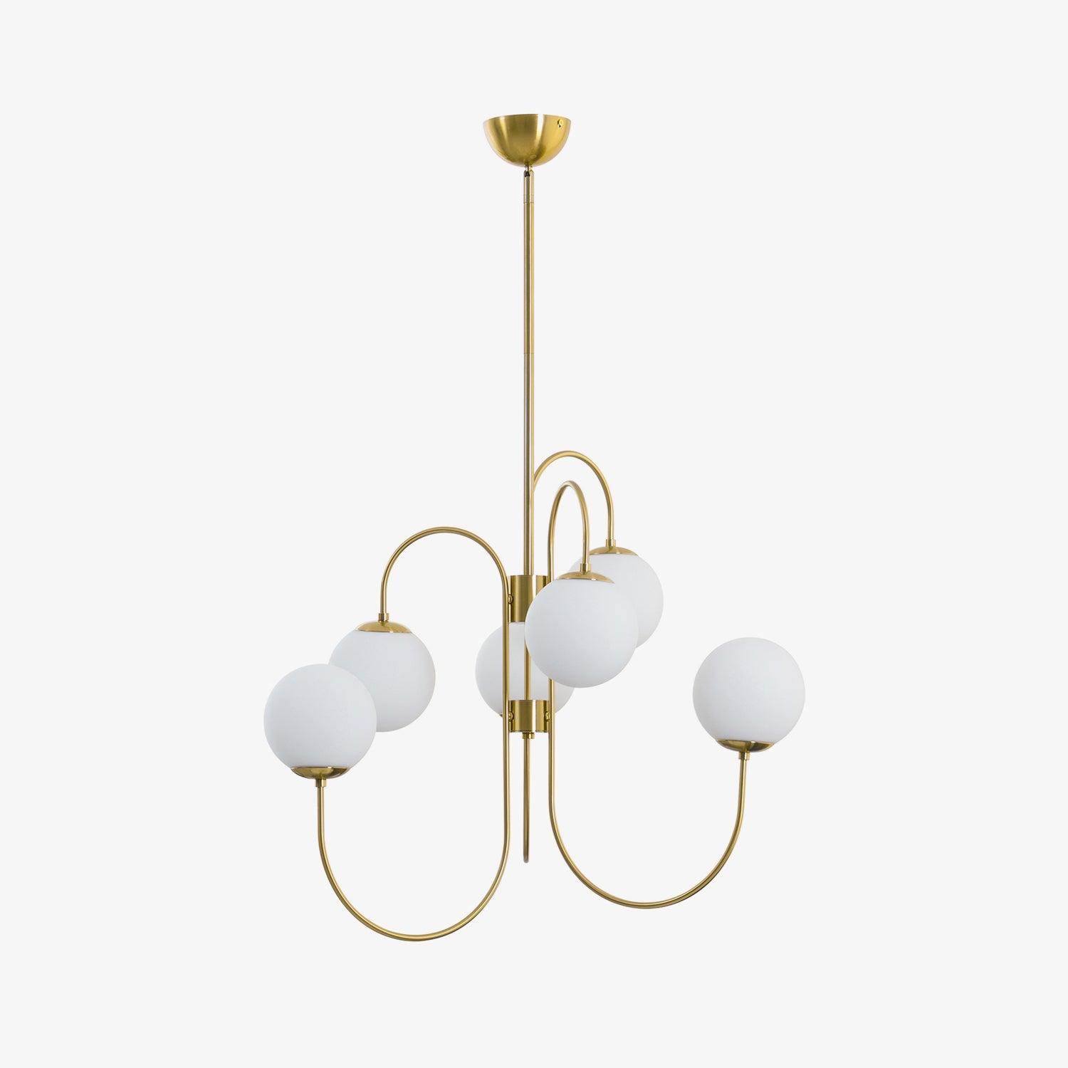 Modern Gooseneck Arm Chandelier – Stylish Pendant Ceiling Lamp