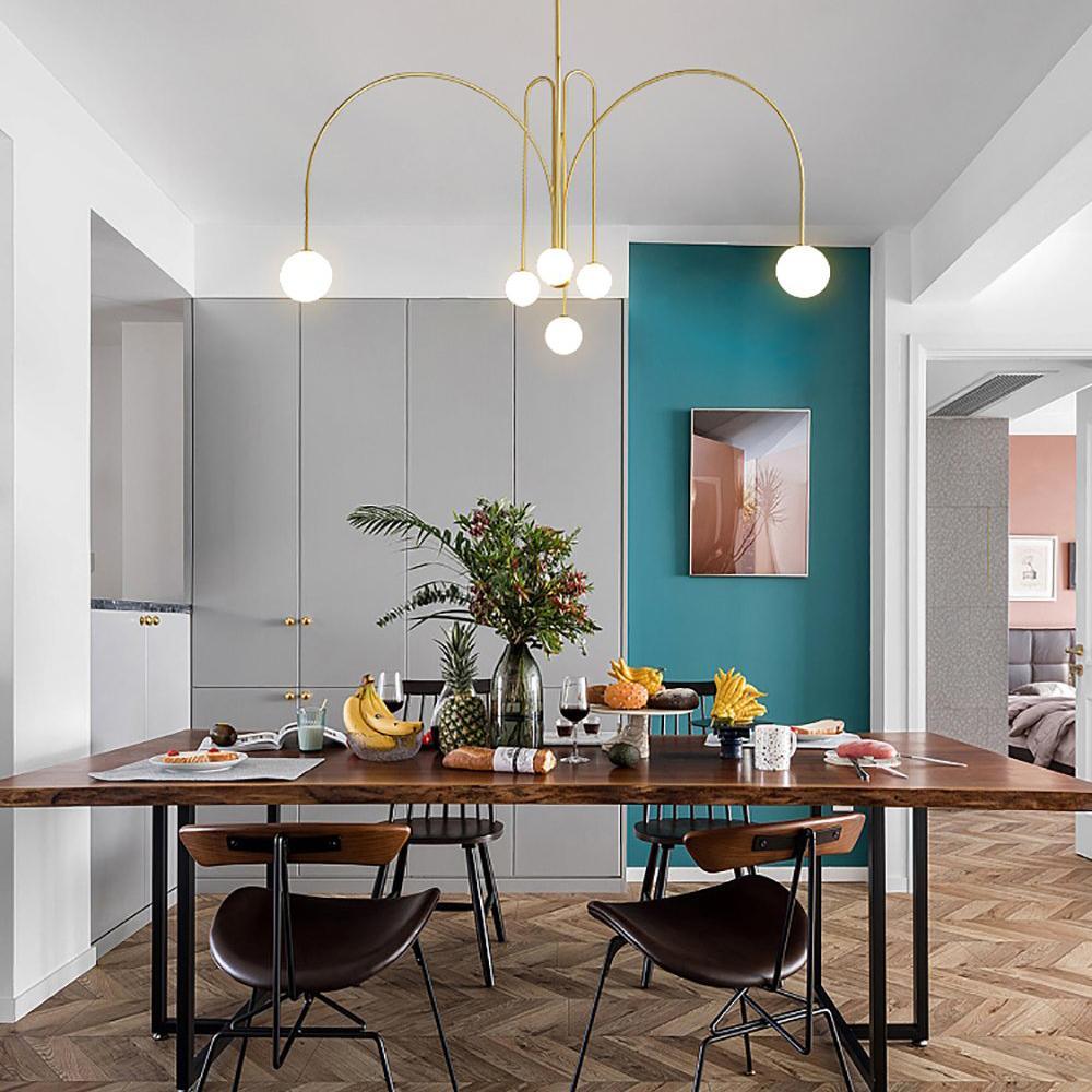 Modern Round Chandelier – G9 LED Suspended Ceiling Light Fixture