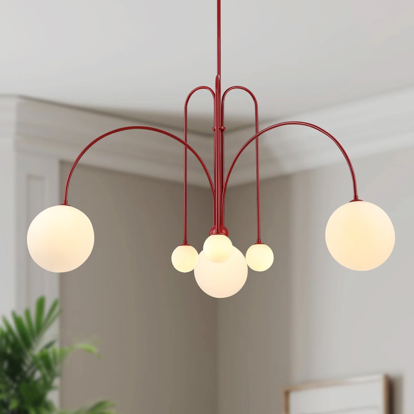 Modern Round Chandelier – G9 LED Suspended Ceiling Light Fixture