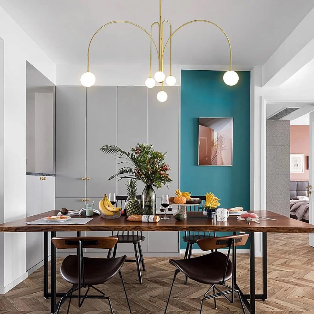 Modern Round Chandelier – G9 LED Suspended Ceiling Light Fixture