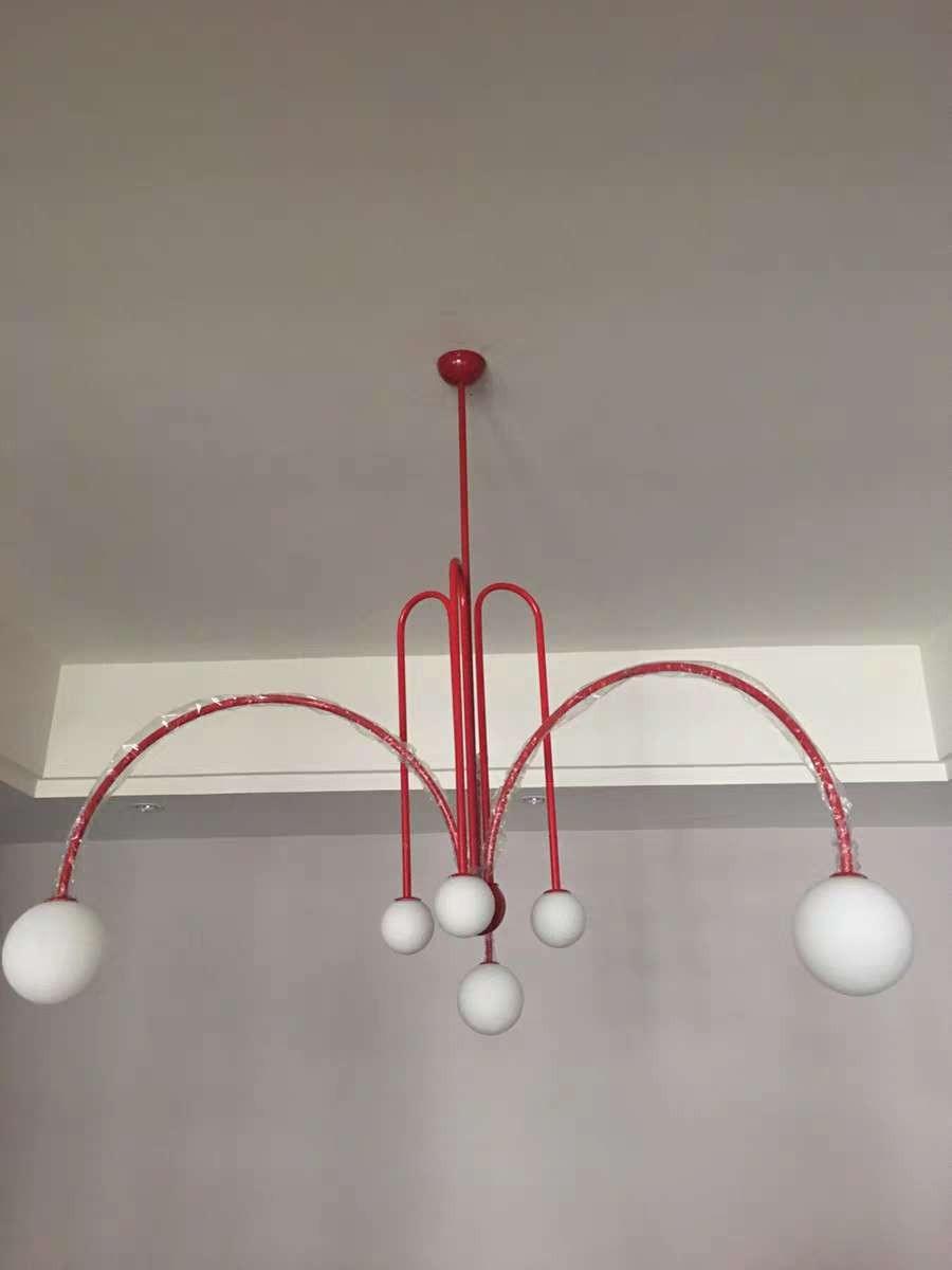 Modern Round Chandelier – G9 LED Suspended Ceiling Light Fixture