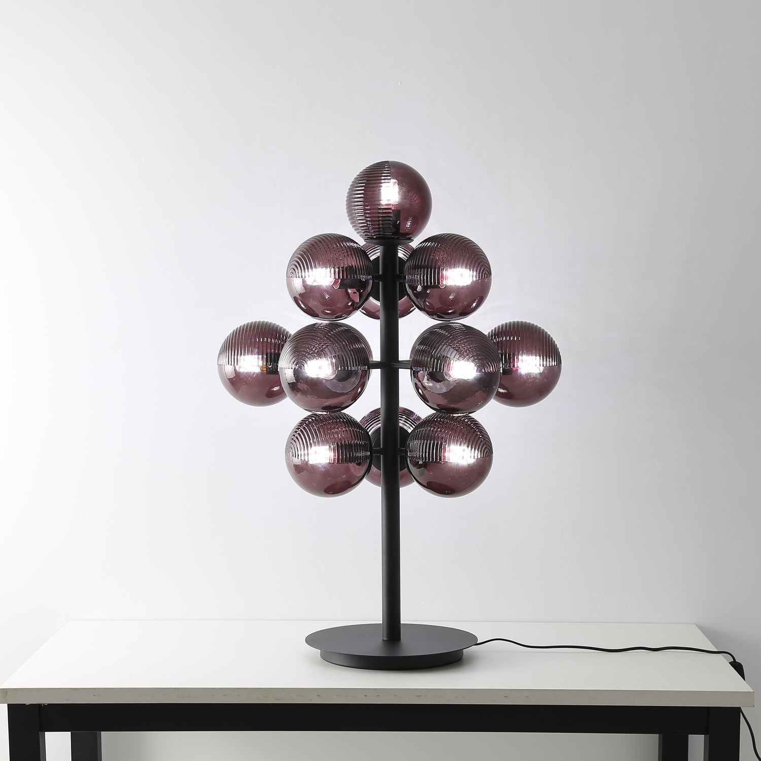 Grapes-Shape Table Lamp | Deep Black Shade