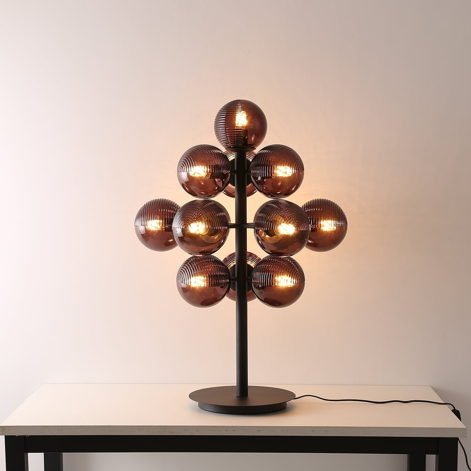 Grapes-Shape Table Lamp | Deep Black Shade