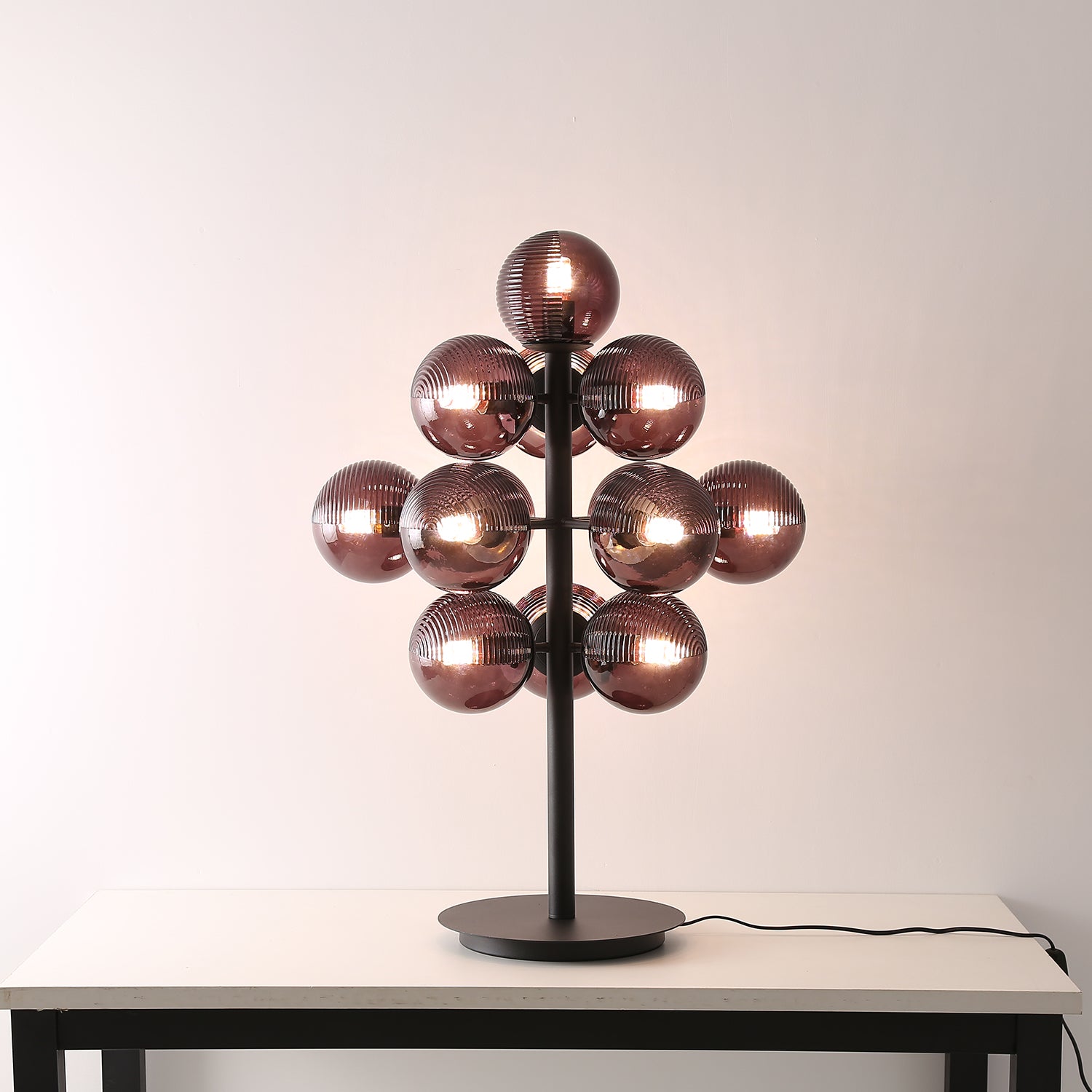 Grapes-Shape Table Lamp | Deep Black Shade
