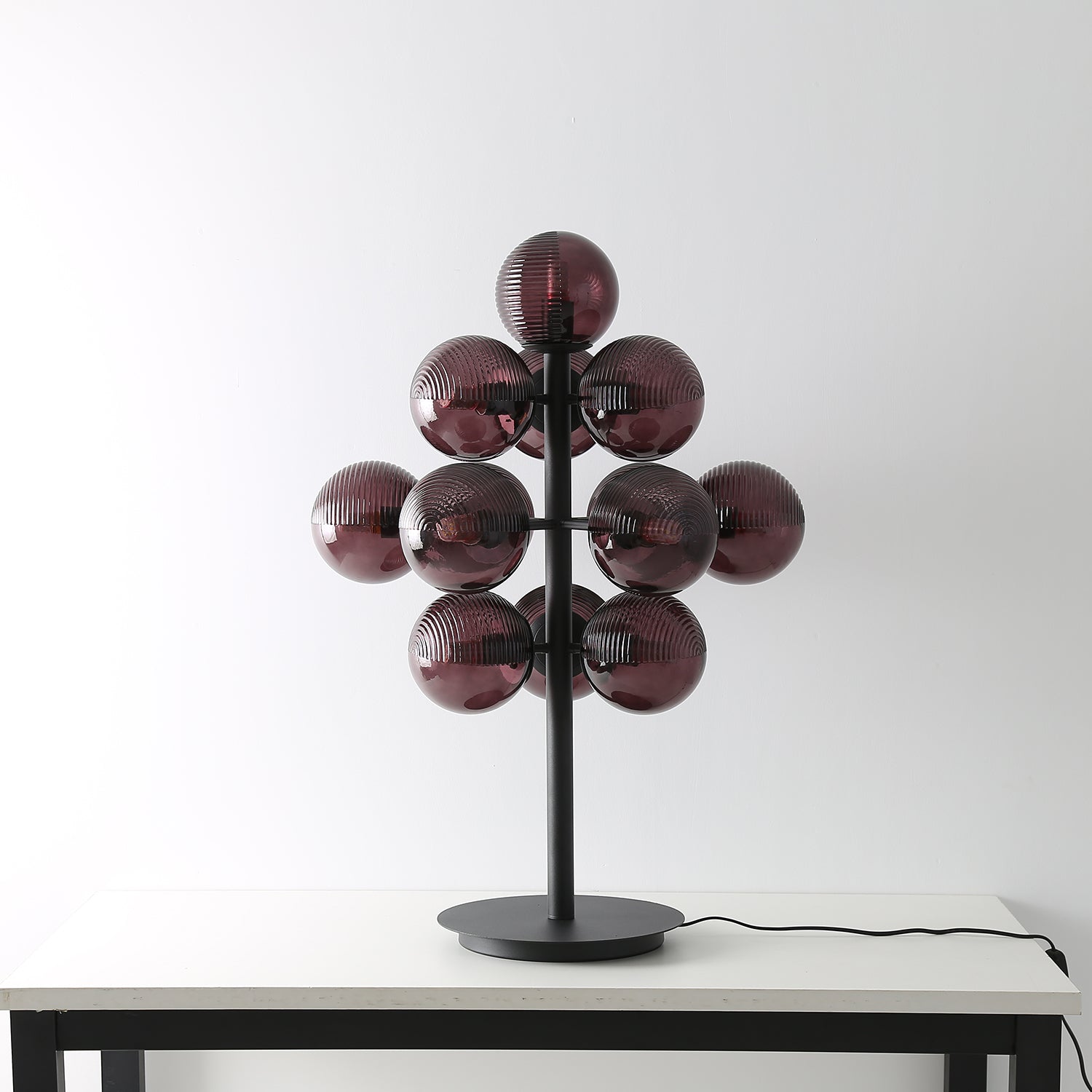 Grapes-Shape Table Lamp | Deep Black Shade