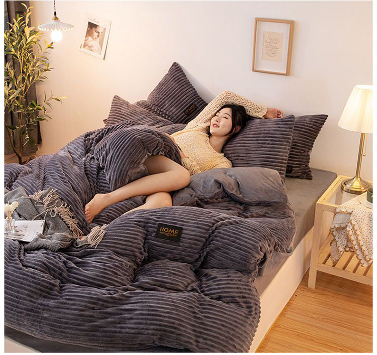 Soft Plush Duvet Cover for Winter - PlushWarm - Atelier Dubois Paris