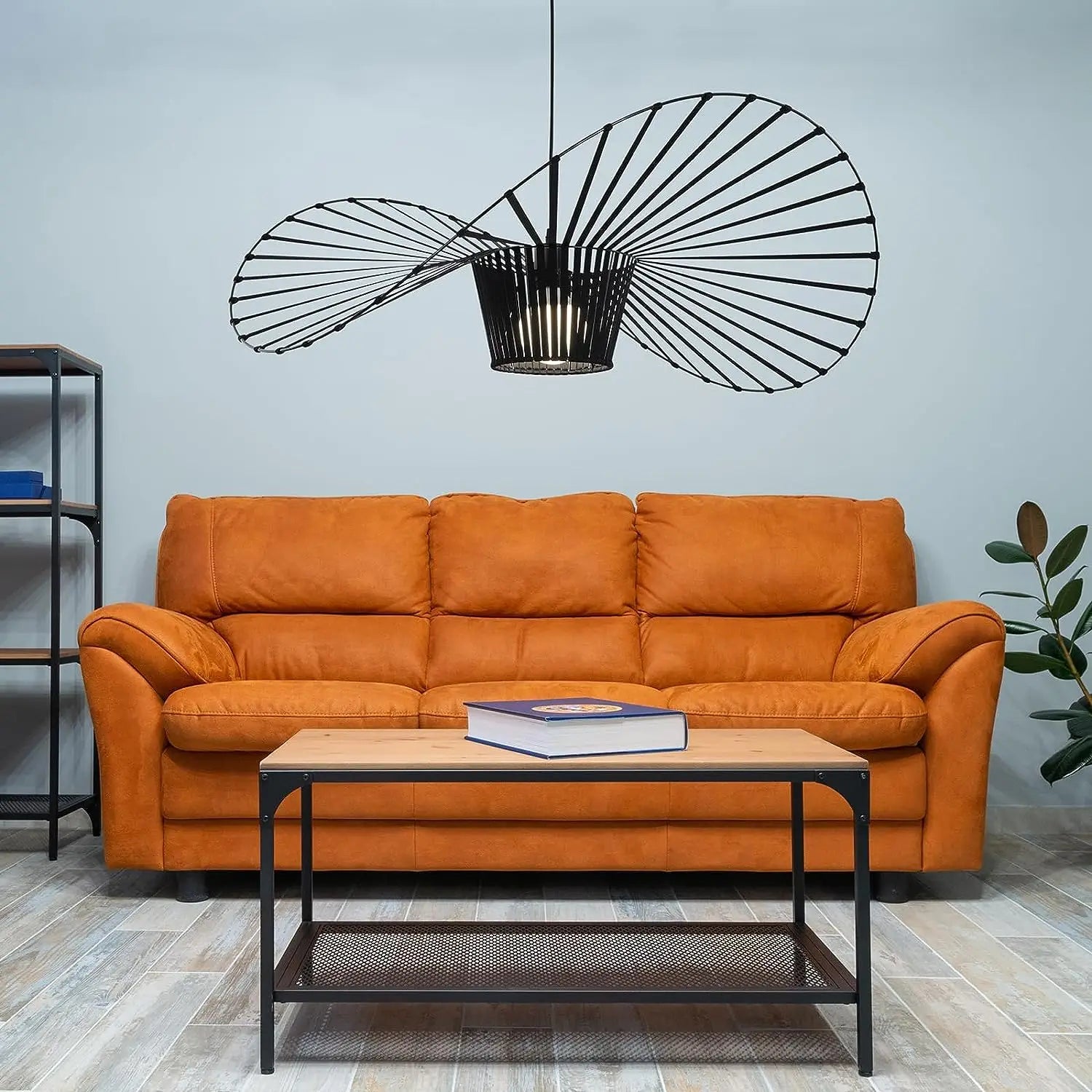 Vintage-Hat Style Pendant Light