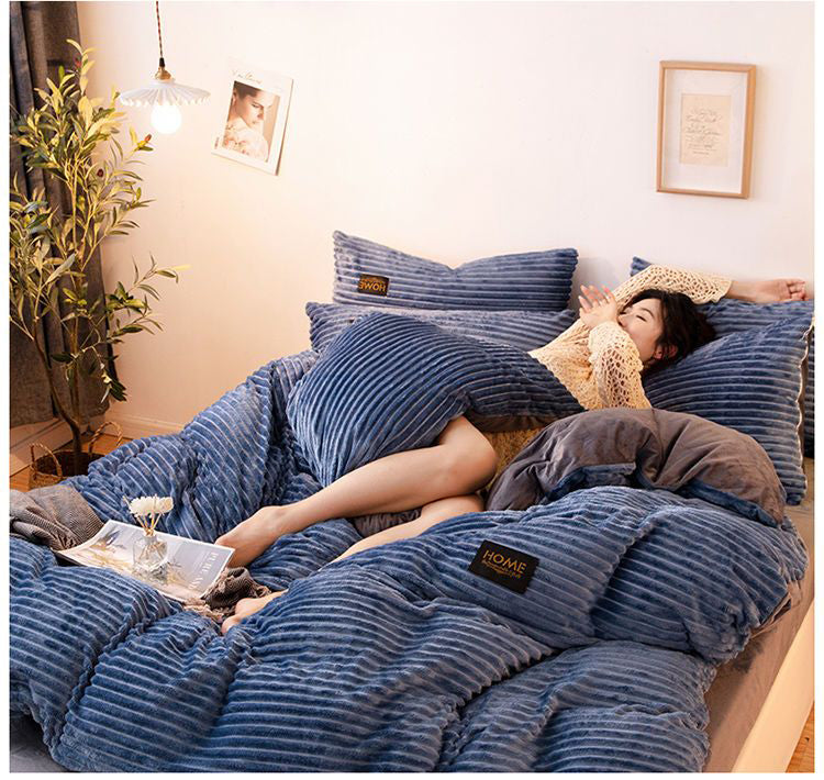 Soft Plush Duvet Cover for Winter - PlushWarm - Atelier Dubois Paris