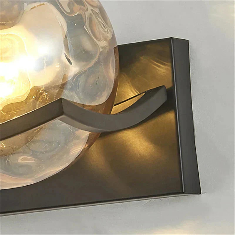Clear Glass LED Wall Light | Wall-Mounted