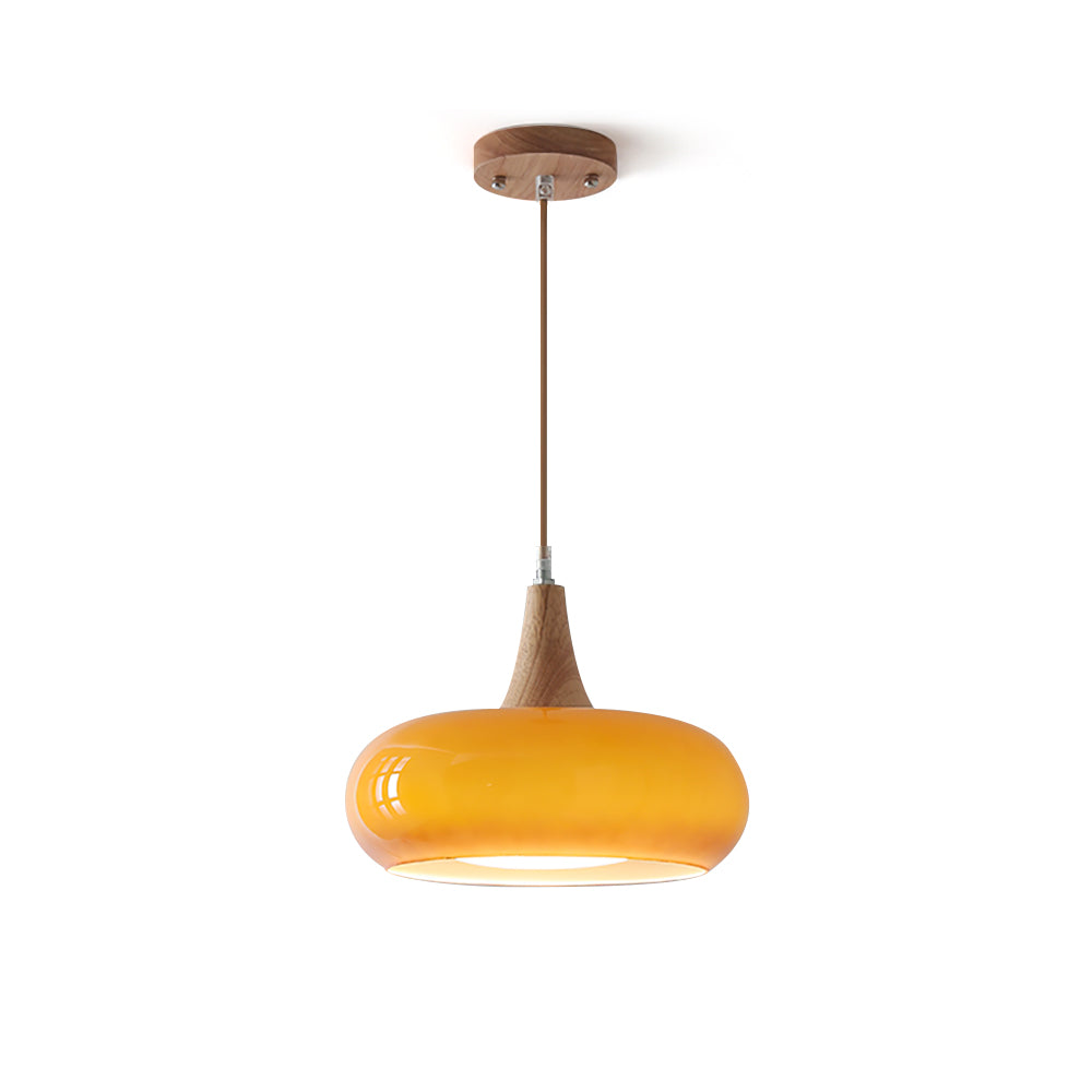 Nordic Glass Pendant Light – Bauhaus Style Ceiling Lamp