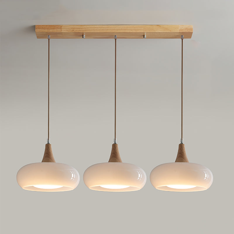 Nordic Glass Pendant Light – Bauhaus Style Ceiling Lamp