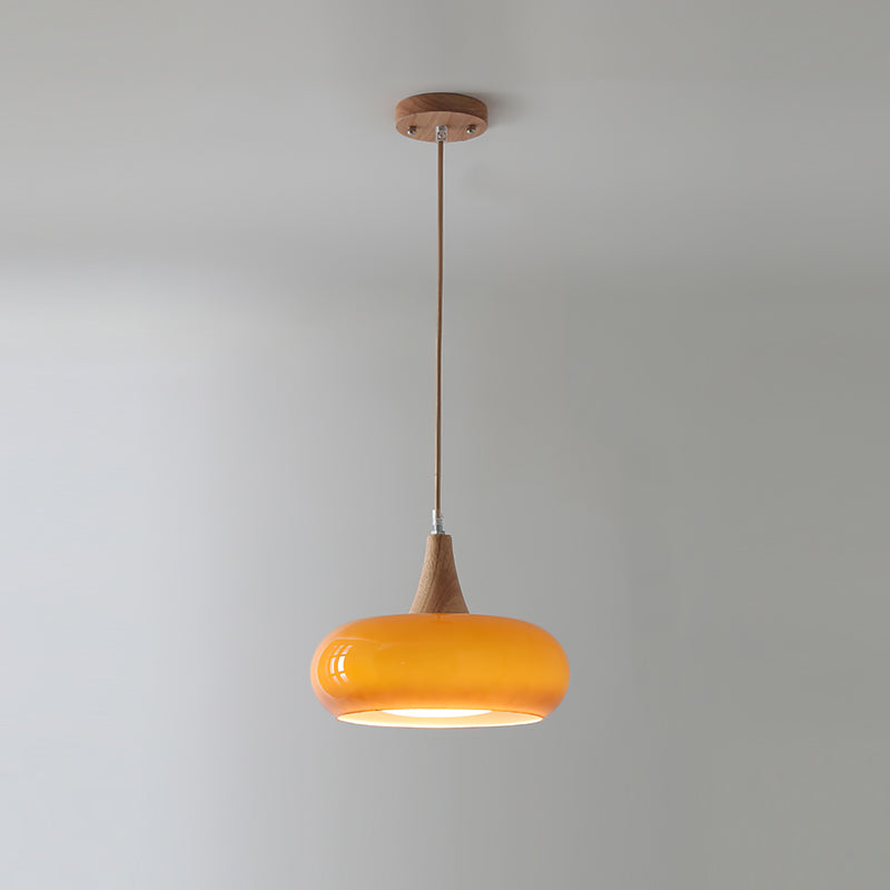 Nordic Glass Pendant Light – Bauhaus Style Ceiling Lamp