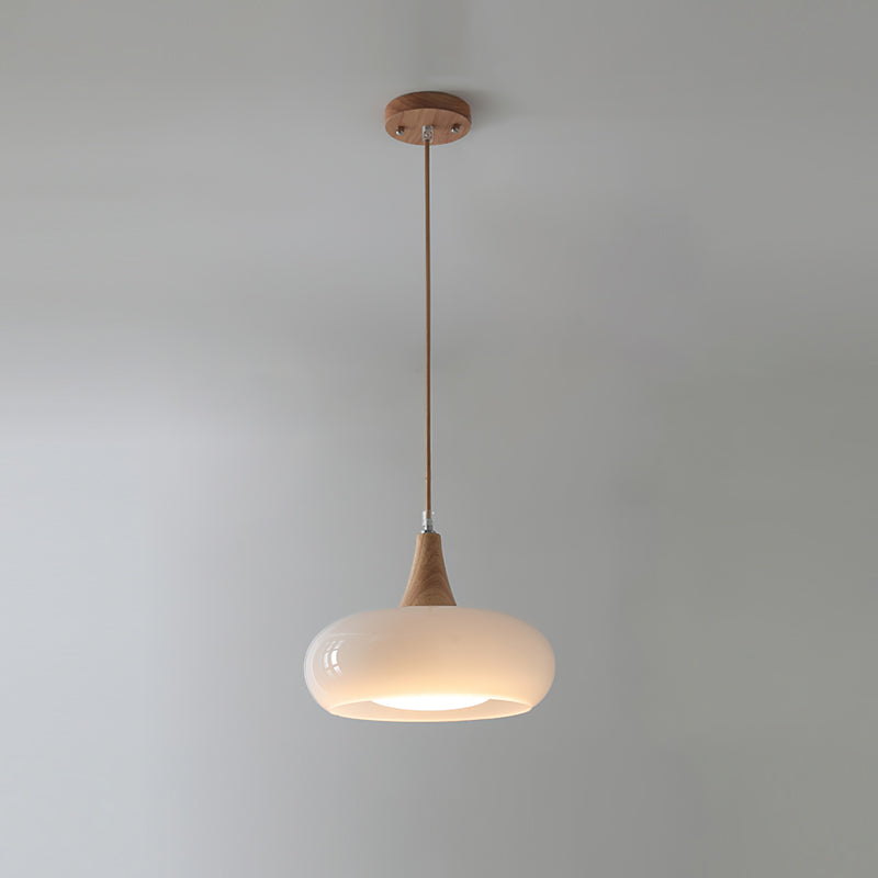 Nordic Glass Pendant Light – Bauhaus Style Ceiling Lamp