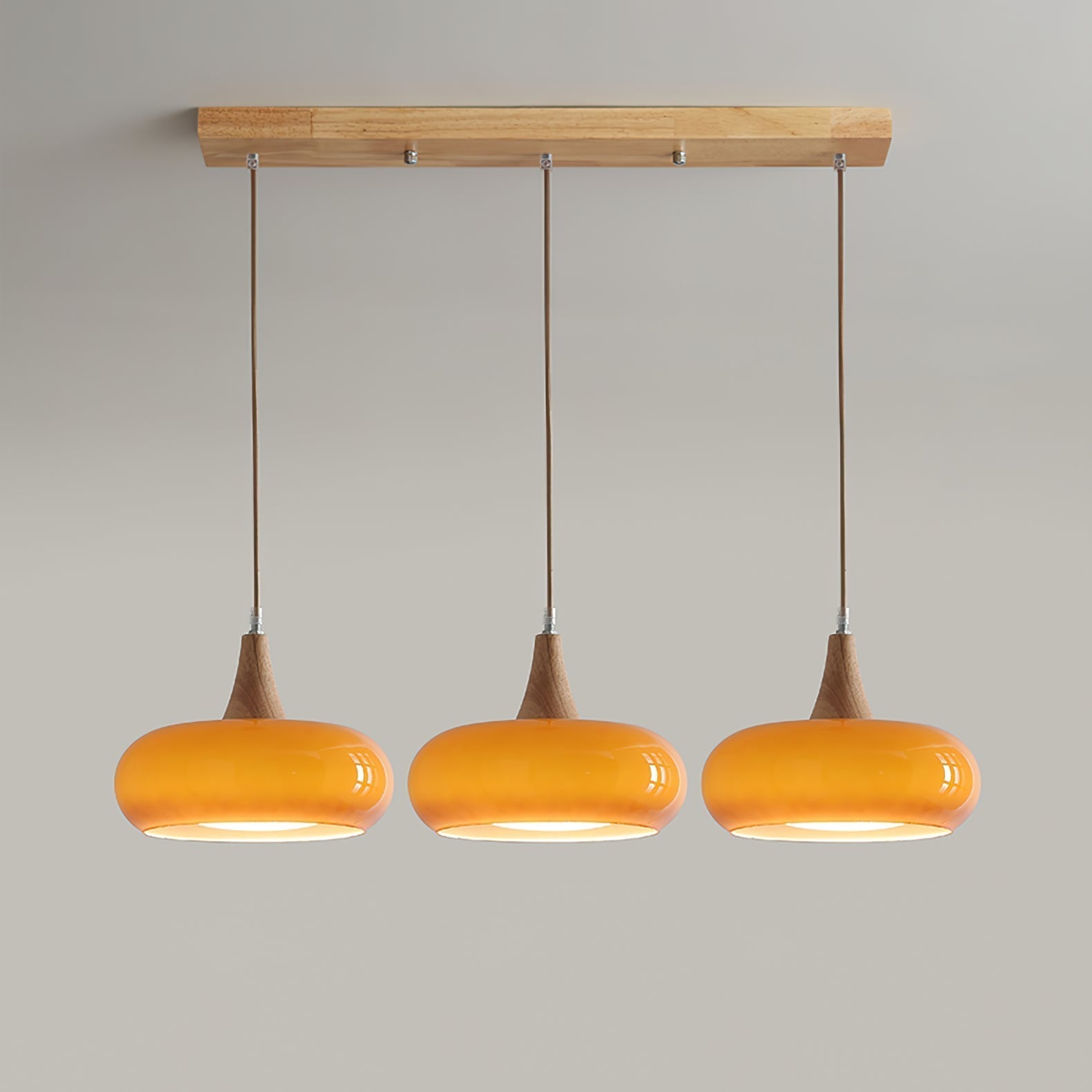 Nordic Glass Pendant Light – Bauhaus Style Ceiling Lamp