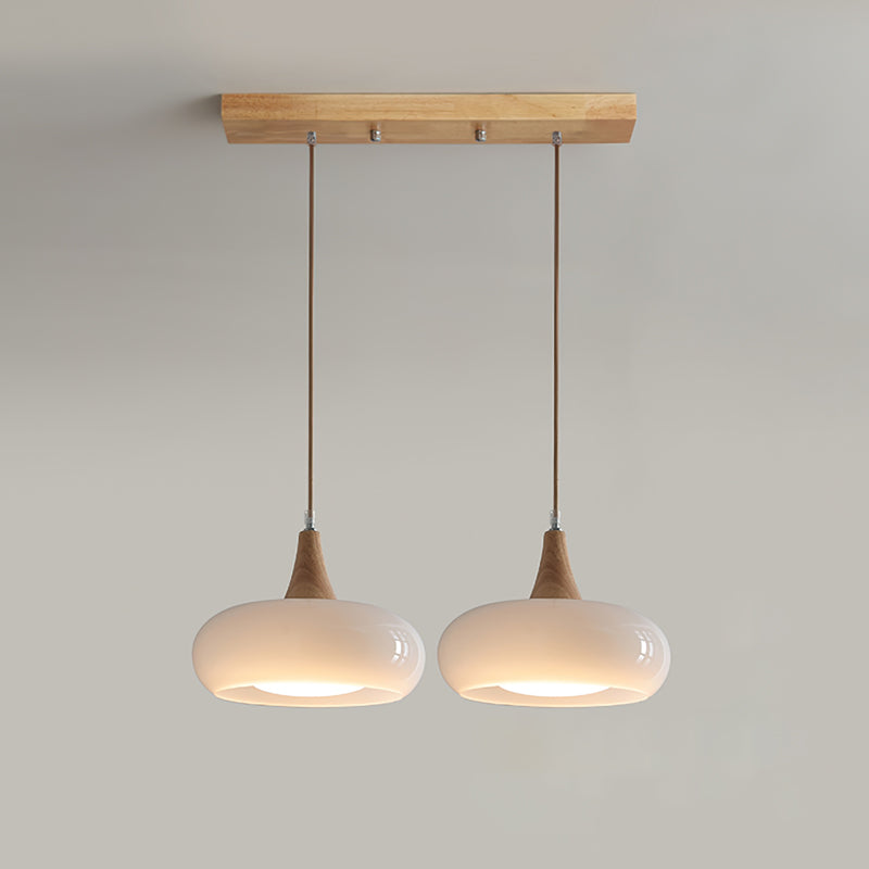 Nordic Glass Pendant Light – Bauhaus Style Ceiling Lamp