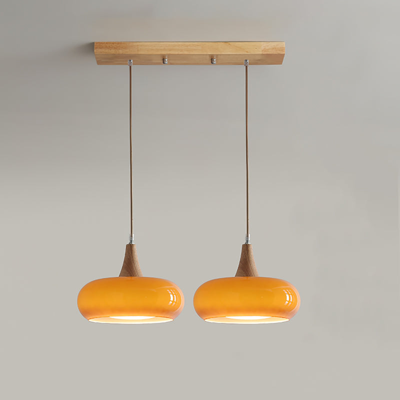Nordic Glass Pendant Light – Bauhaus Style Ceiling Lamp