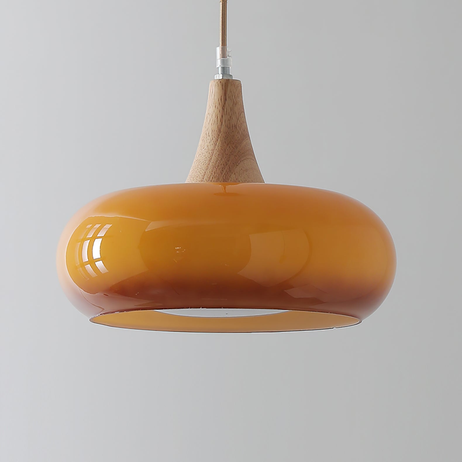 Nordic Glass Pendant Light – Bauhaus Style Ceiling Lamp