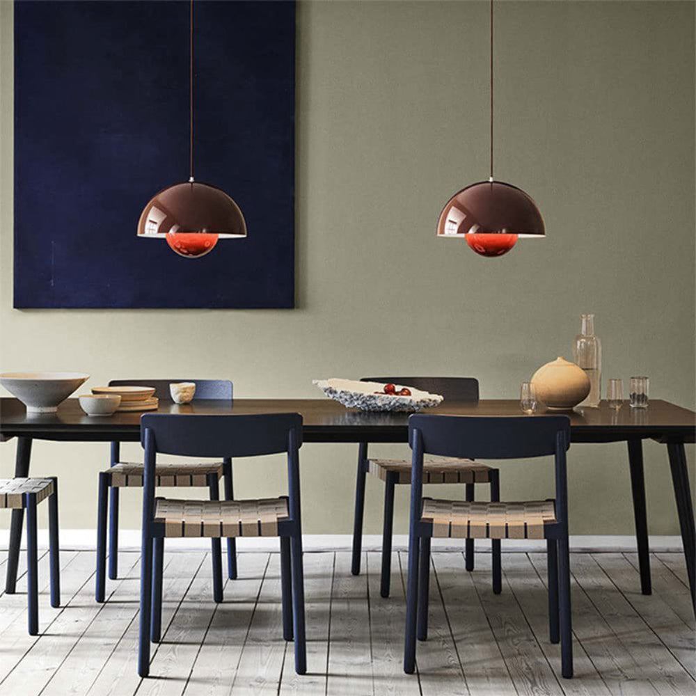 Scandinavian Style Half-Circle Chandelier – Multi-Colour LED Pendant Lighting Fixture