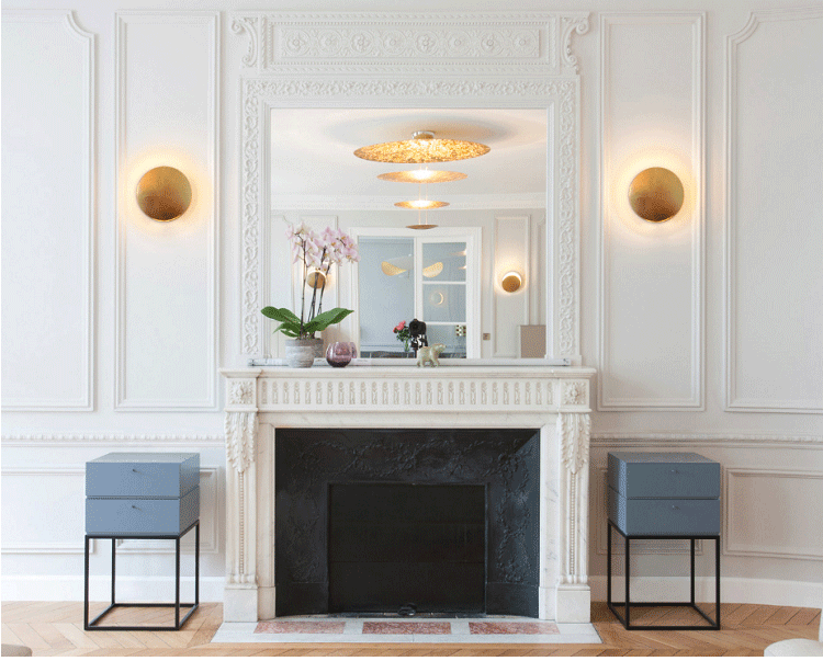 Eclipse-Inspired Wall Lamp with Soft Ambient Glow