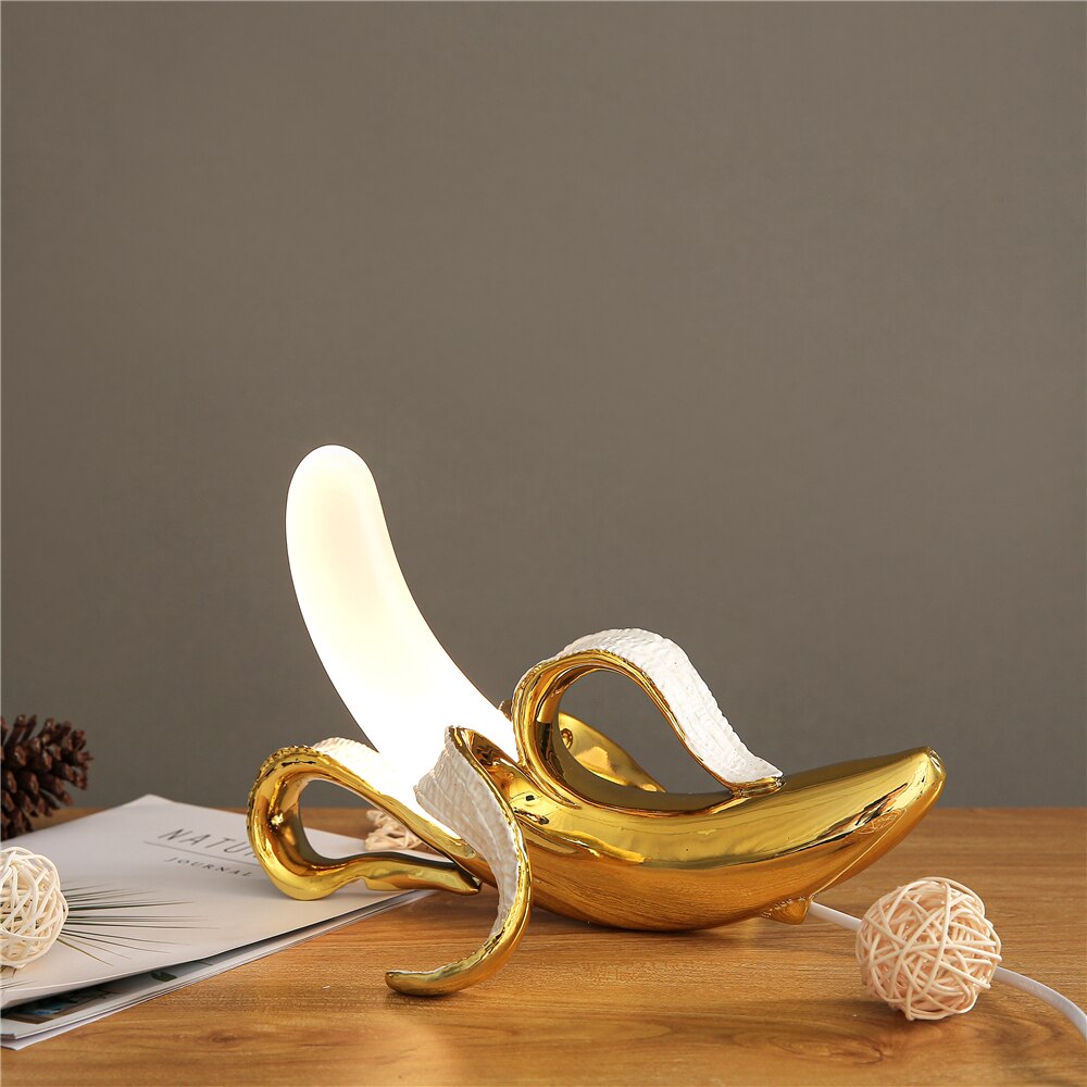 Whimsical Banana Table Lamp