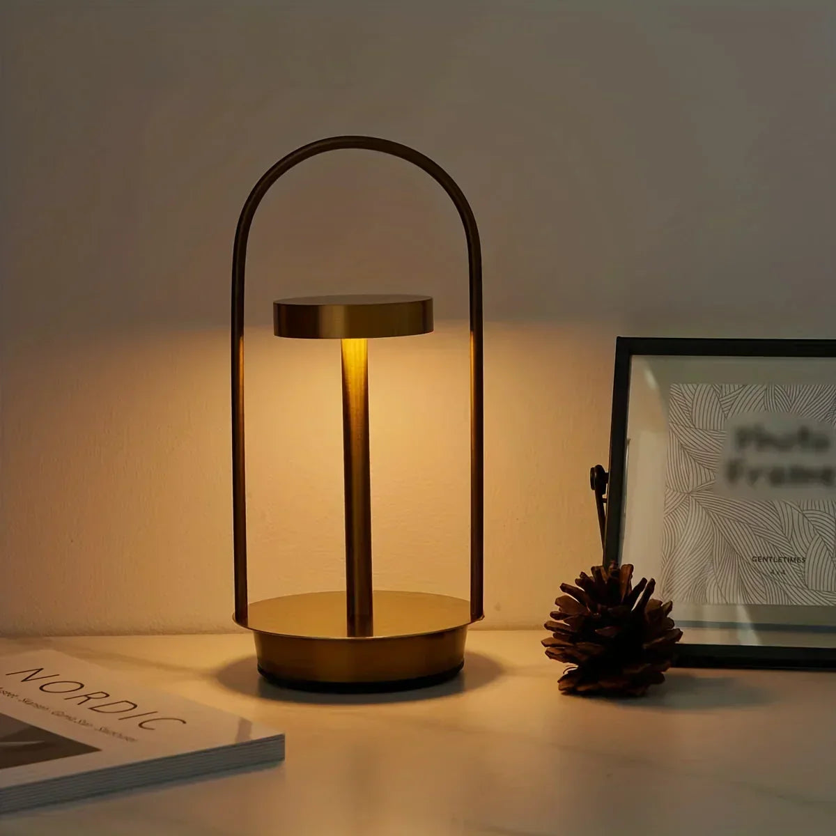 Modern Touch-Control LED Table Lamp – Dimmable