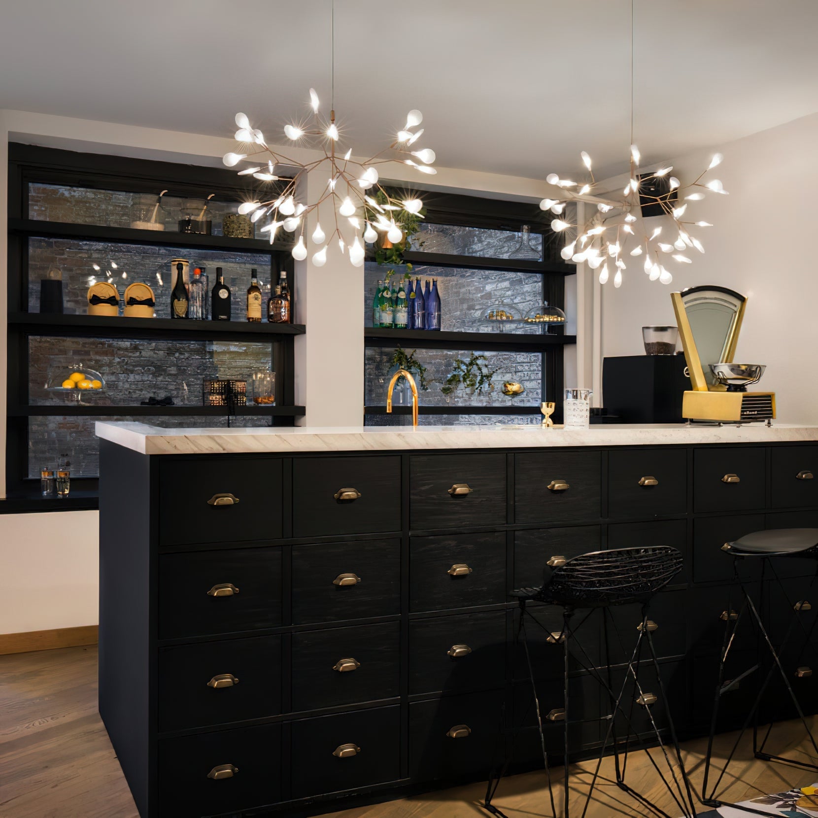Contemporary Heracleum Pendant Chandelier – Stylish Lighting