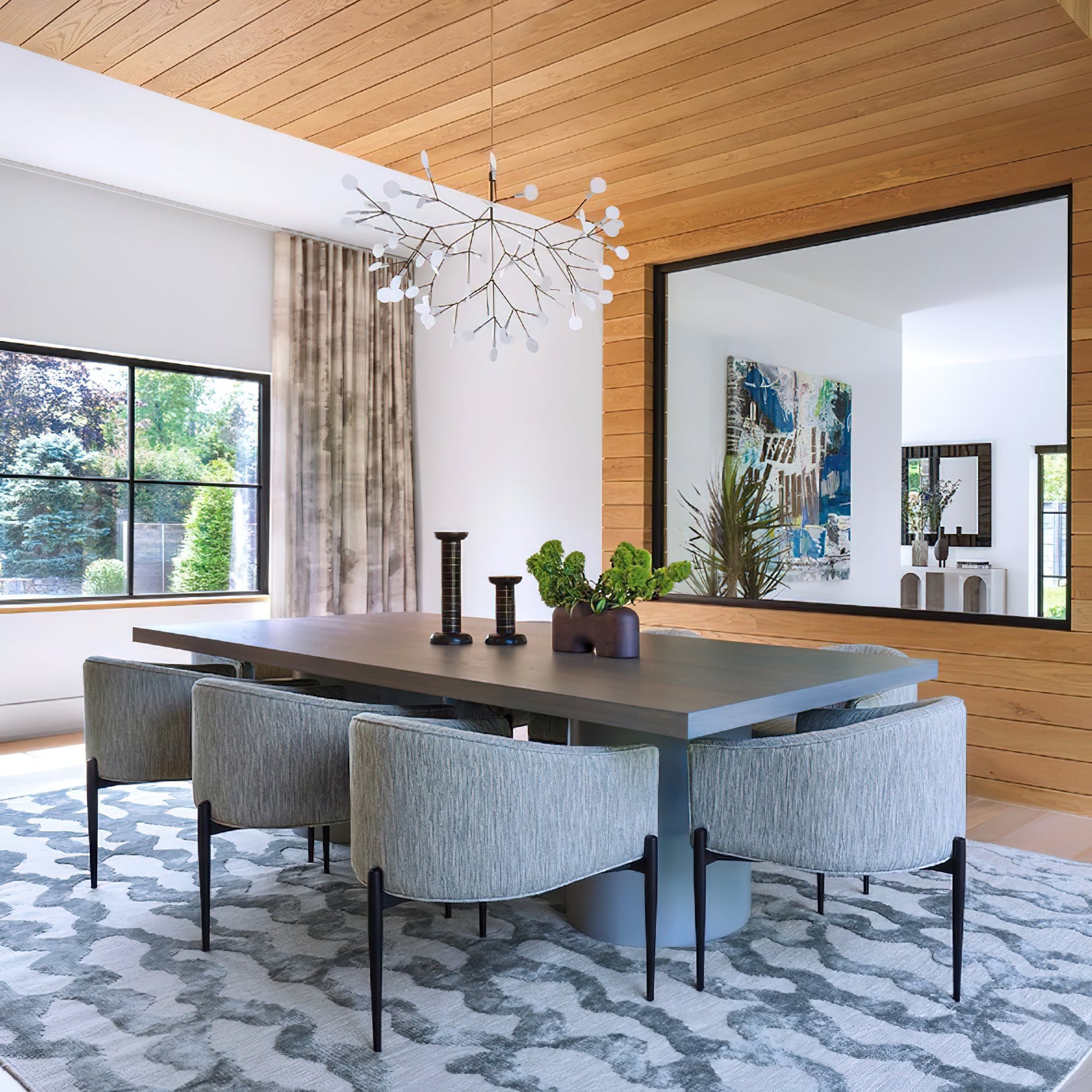 Contemporary Heracleum Pendant Chandelier – Stylish Lighting