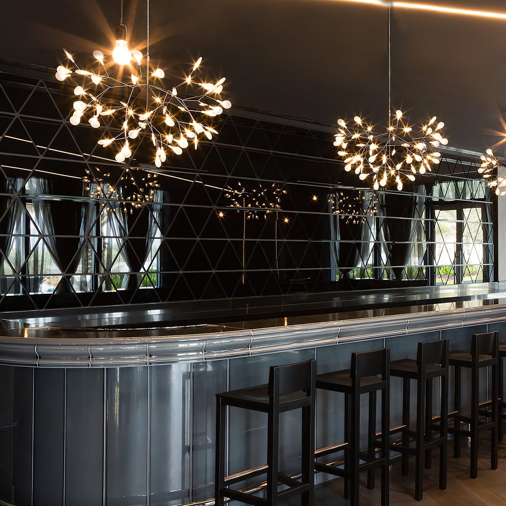 Contemporary Heracleum Pendant Chandelier – Stylish Lighting