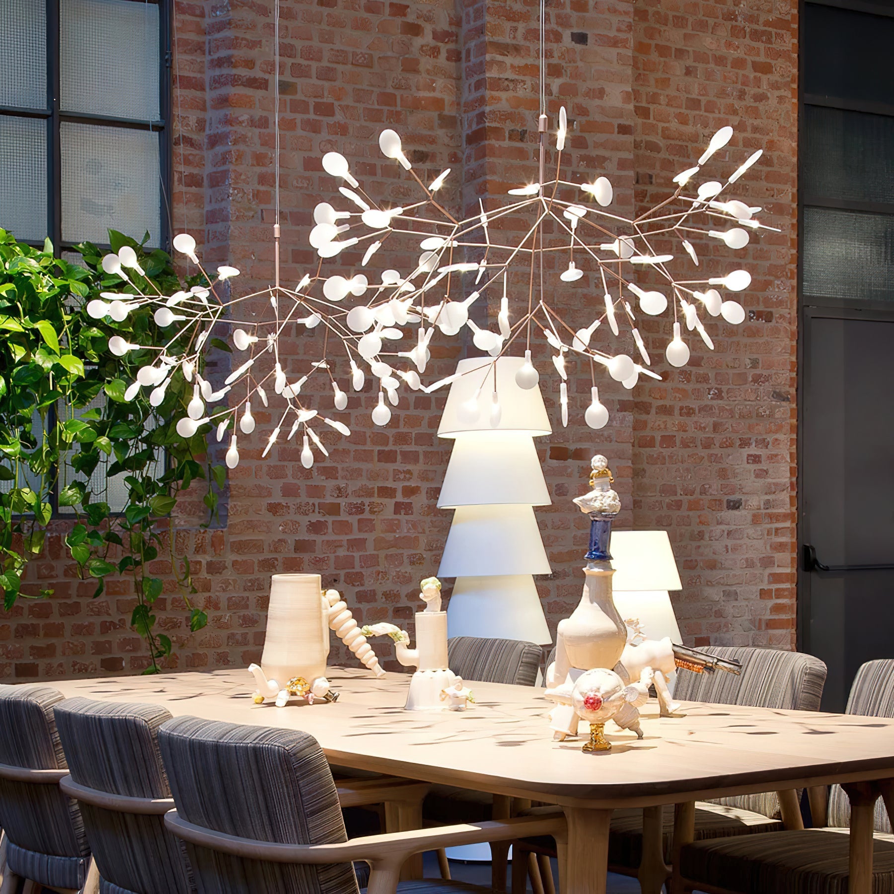Contemporary Heracleum Pendant Chandelier – Stylish Lighting