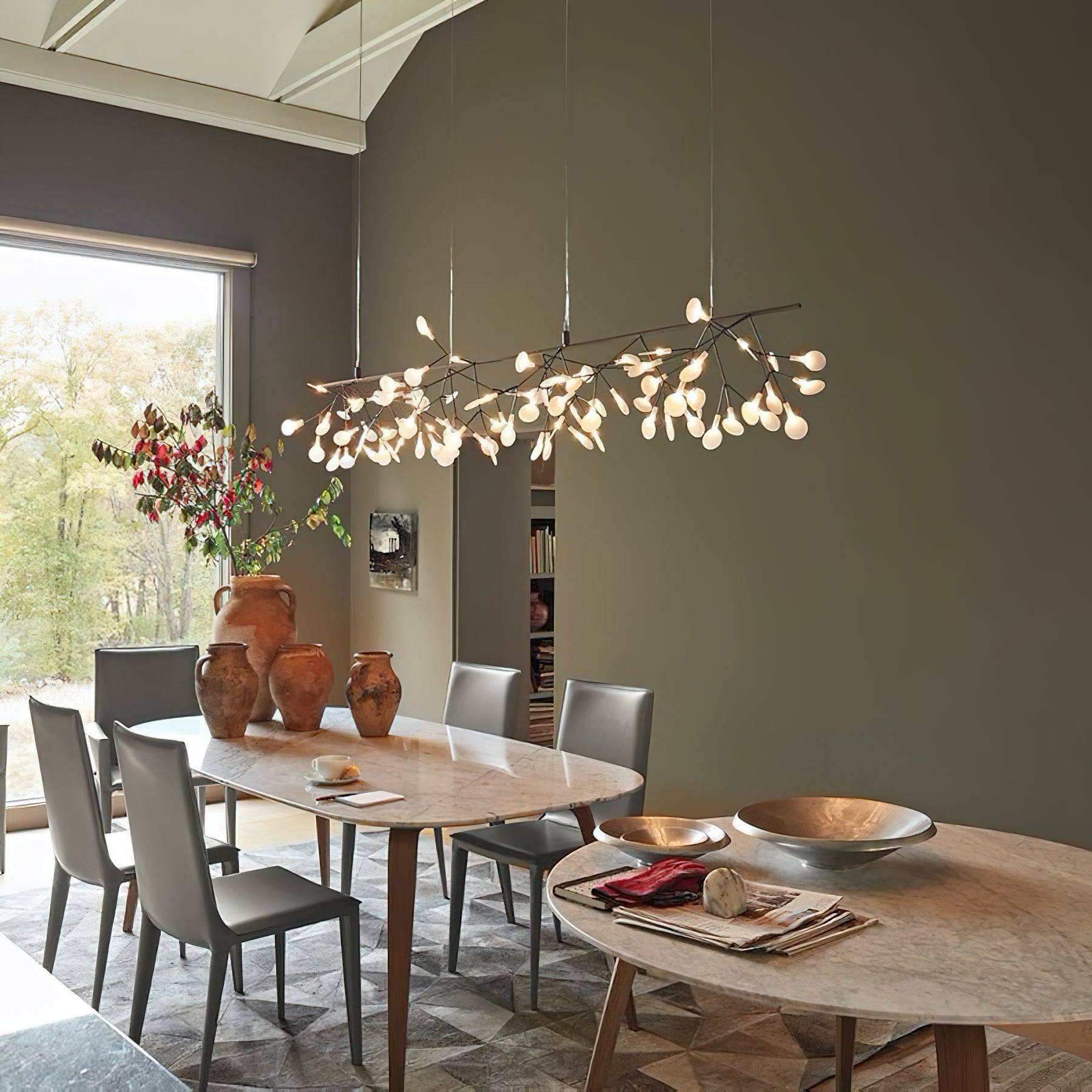 Contemporary Heracleum Pendant Chandelier – Stylish Lighting