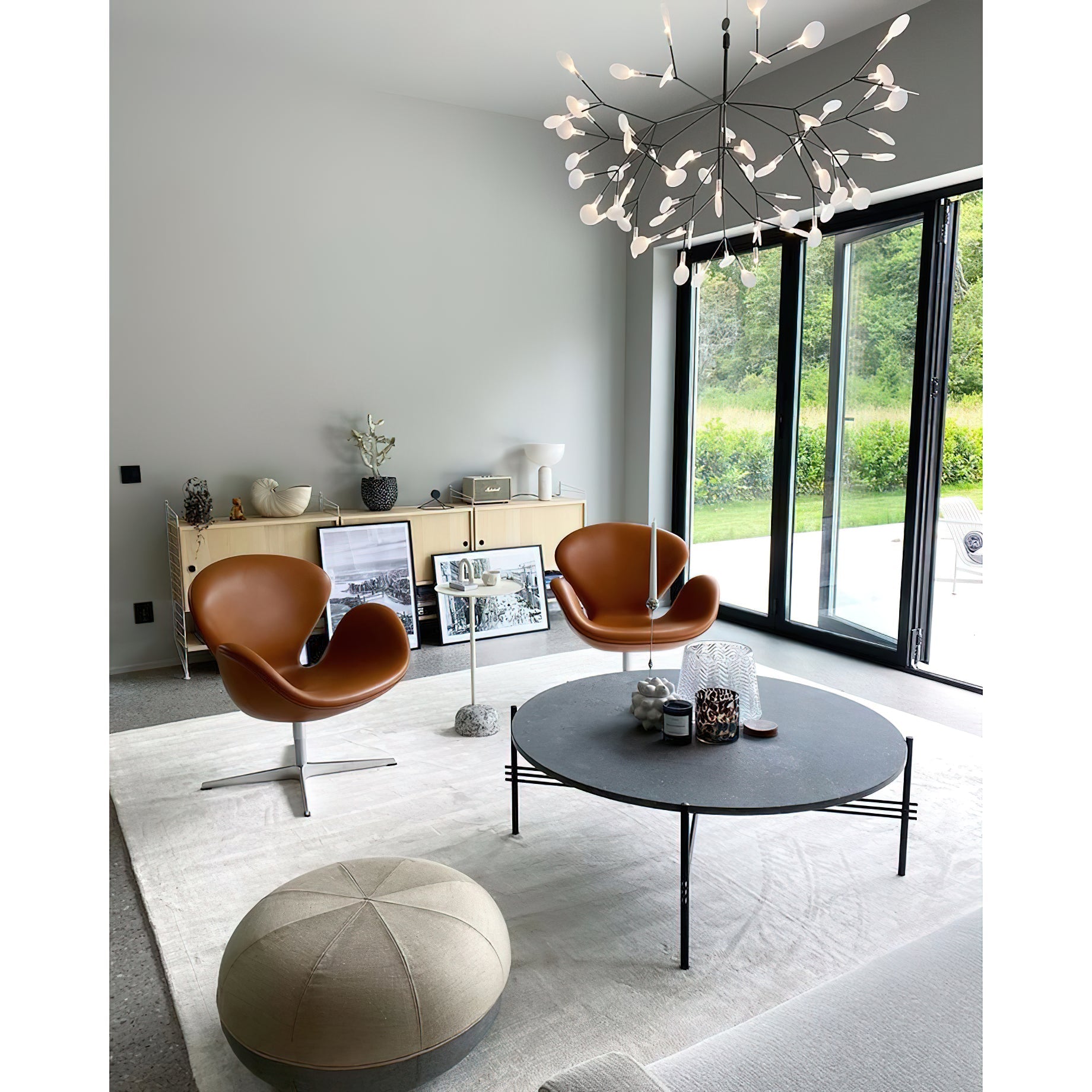 Contemporary Heracleum Pendant Chandelier – Stylish Lighting