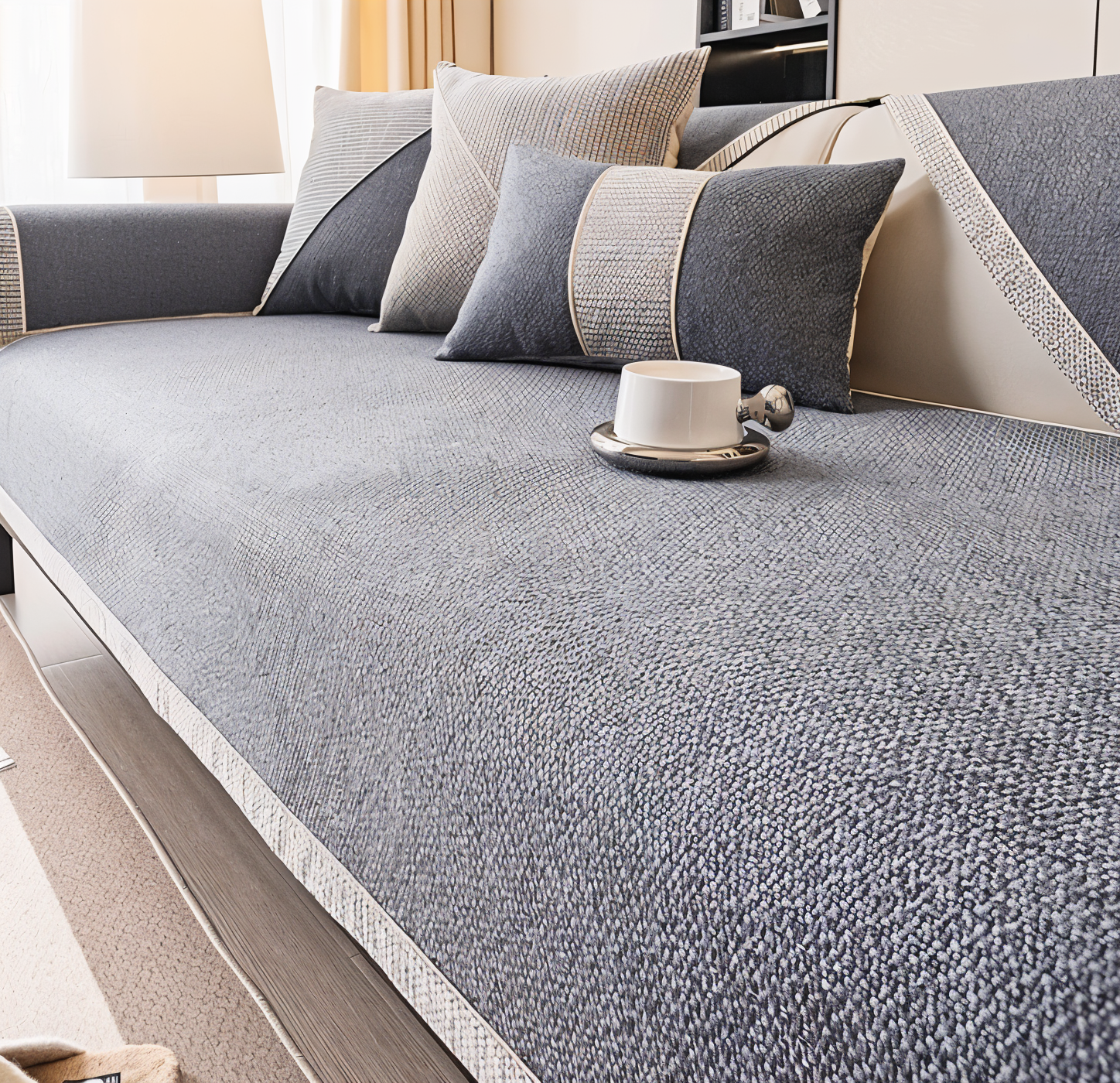 Anti-Scratch Sofa Slipcover – Stylish & Durable Couch Protector - Atelier Dubois Paris