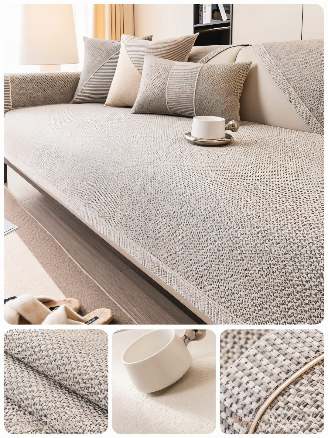 Anti-Scratch Sofa Slipcover – Stylish & Durable Couch Protector - Atelier Dubois Paris