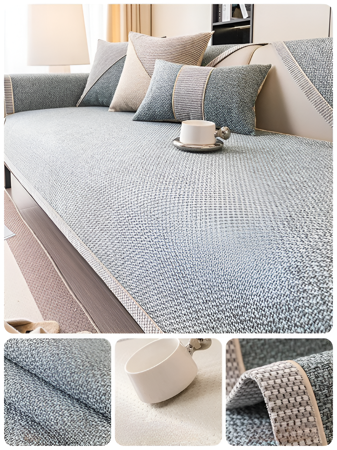 Anti-Scratch Sofa Slipcover – Stylish & Durable Couch Protector - Atelier Dubois Paris