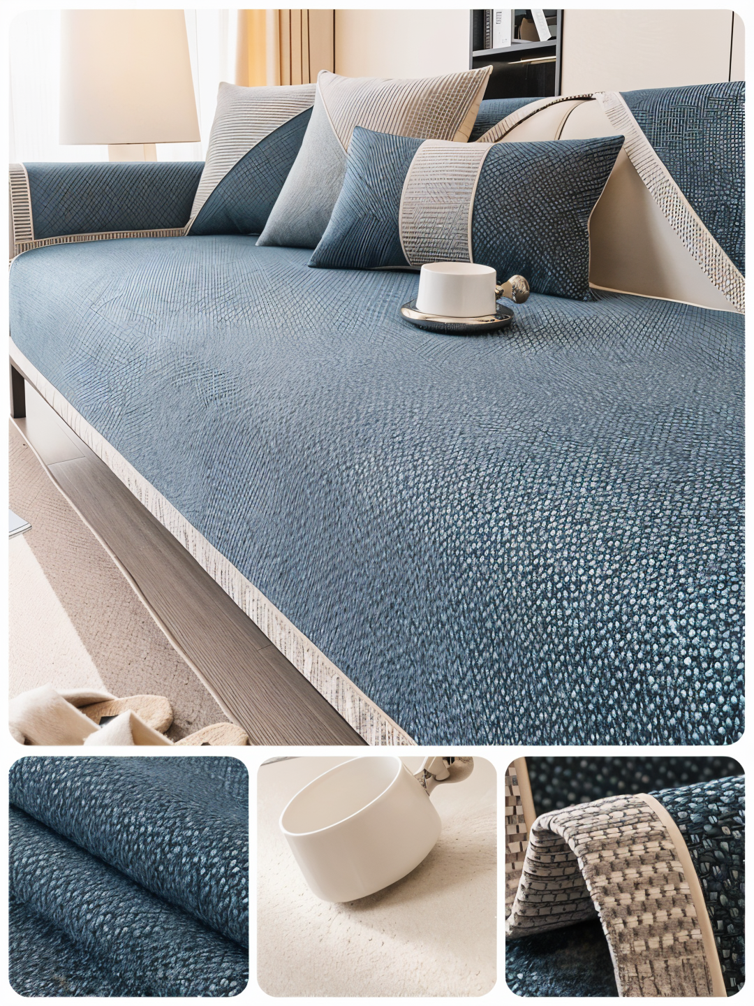 Anti-Scratch Sofa Slipcover – Stylish & Durable Couch Protector - Atelier Dubois Paris