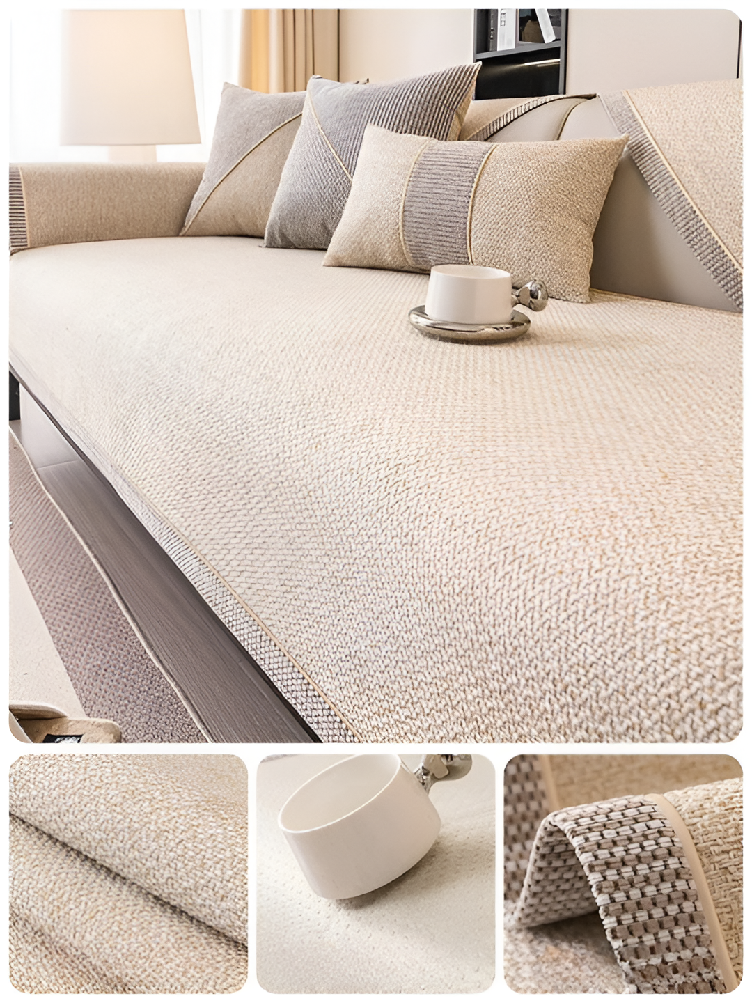 Anti-Scratch Sofa Slipcover – Stylish & Durable Couch Protector - Atelier Dubois Paris