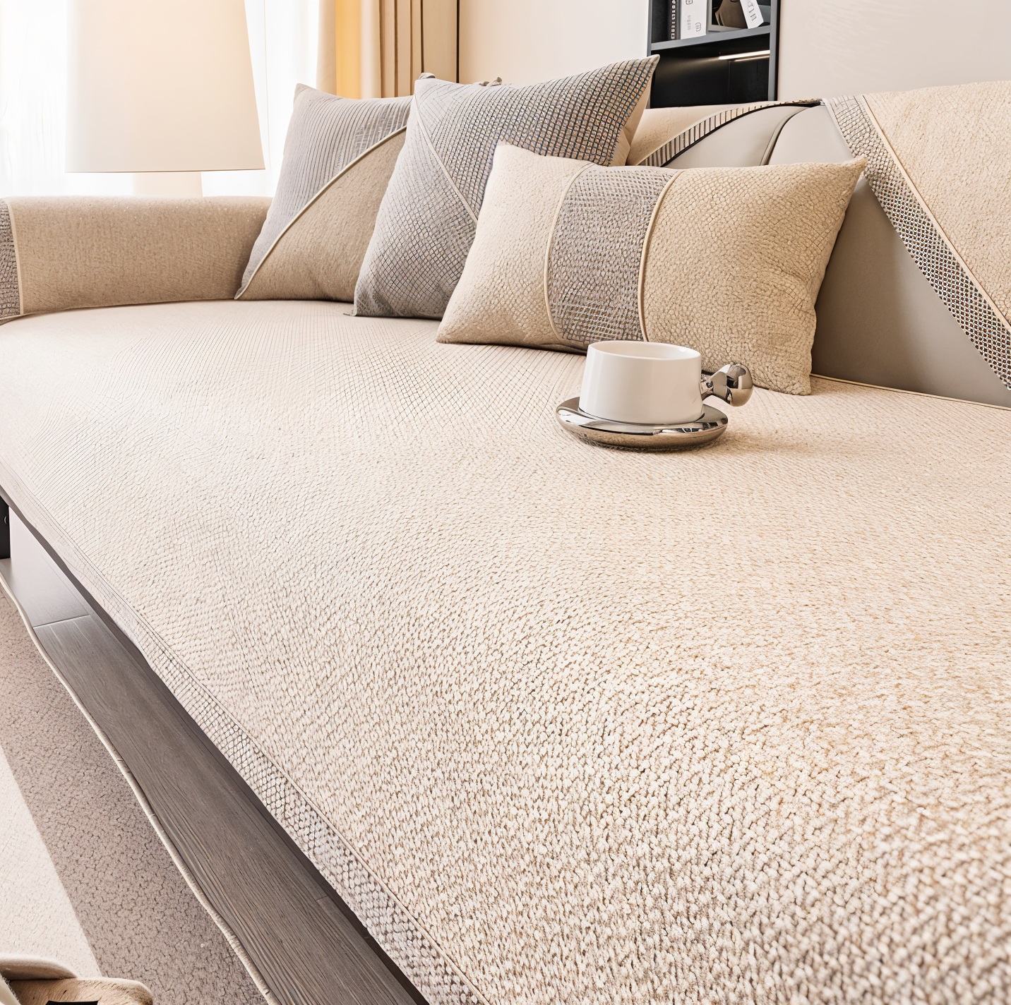 Anti-Scratch Sofa Slipcover – Stylish & Durable Couch Protector - Atelier Dubois Paris