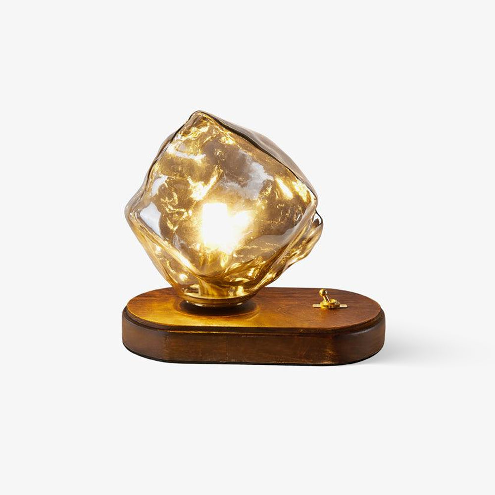 Elegant Frosted Glass Shade Table Lamp | Bedside Lamp