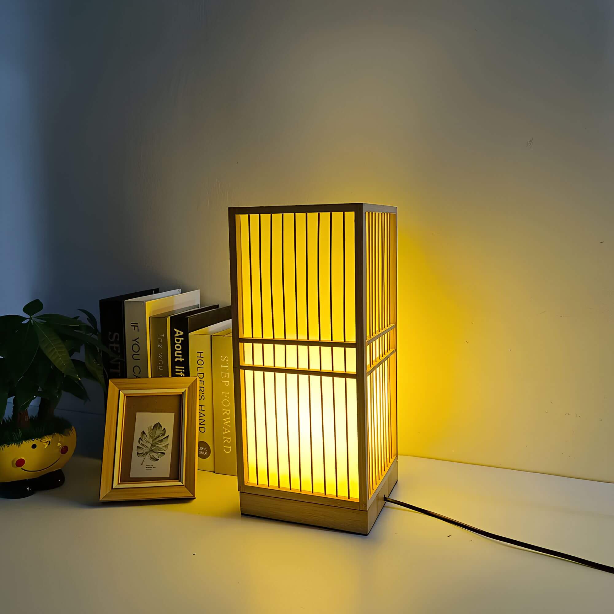 Japanese Style LED Table Lamp | Minimalist Design for Home or Office